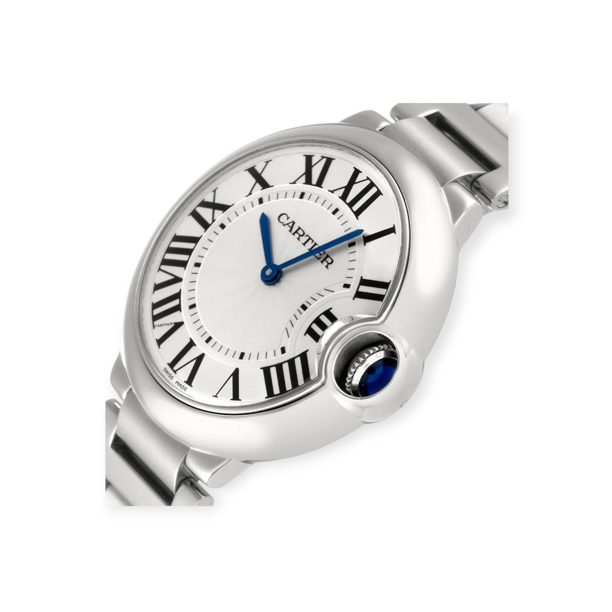 Cartier Ballon Bleu 36mm 3005 Stainless Steel Case and Bezel