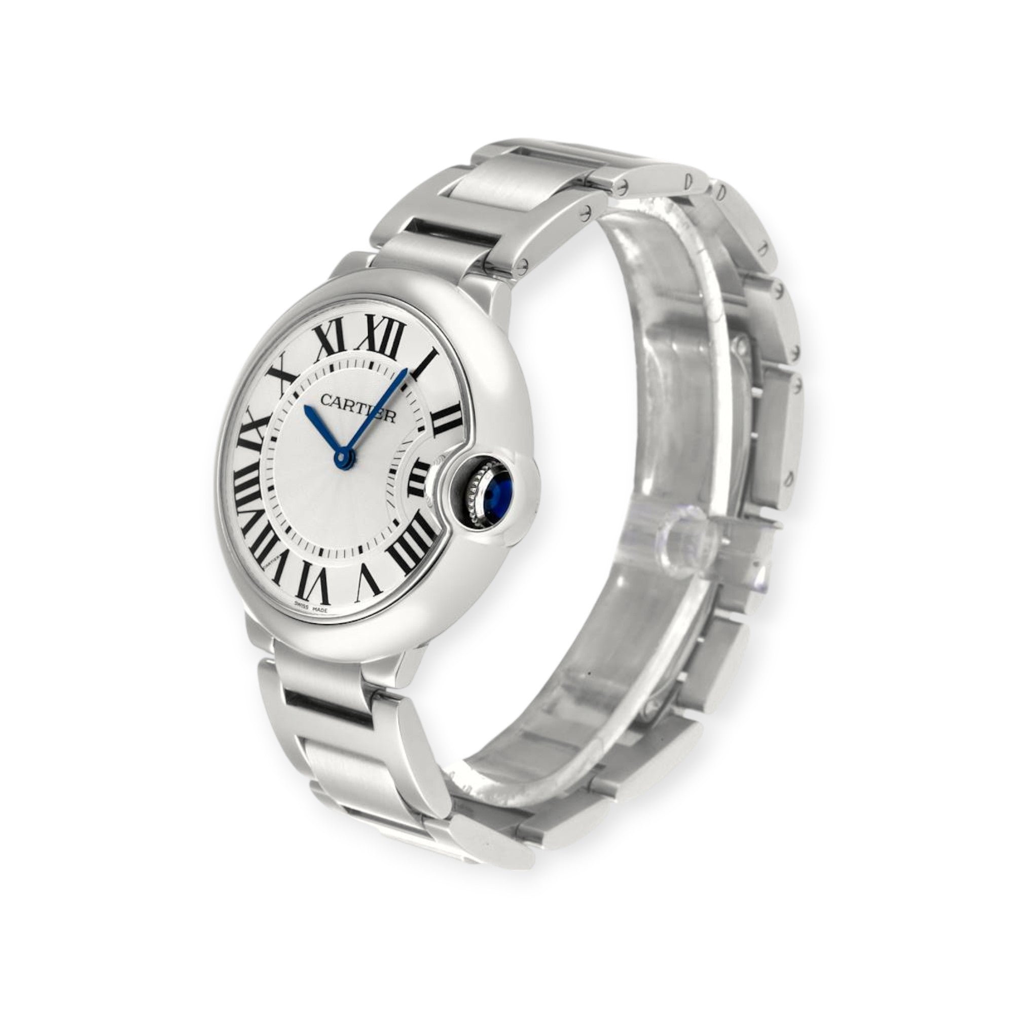 Cartier Ballon Bleu 36mm 3005 Stainless Steel Case and Bezel