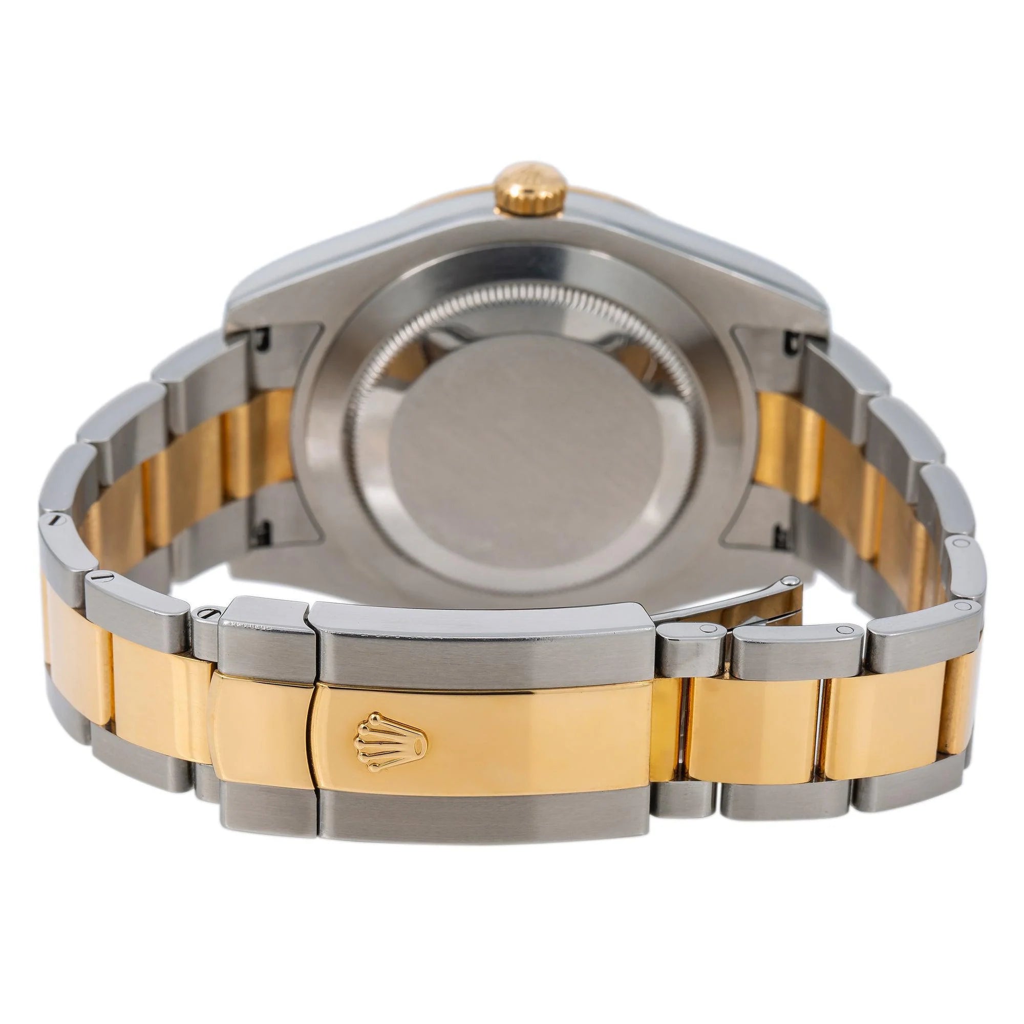 Rolex Datejust 41mm 116333 Black Arabic Dial Fluted Bezel Two-Tone Oyster Bracelet