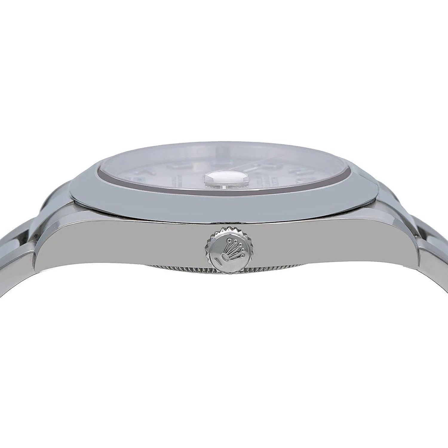Rolex Datejust 41mm 116300 Silver Arabic Dial Smooth Bezel Oyster Bracelet