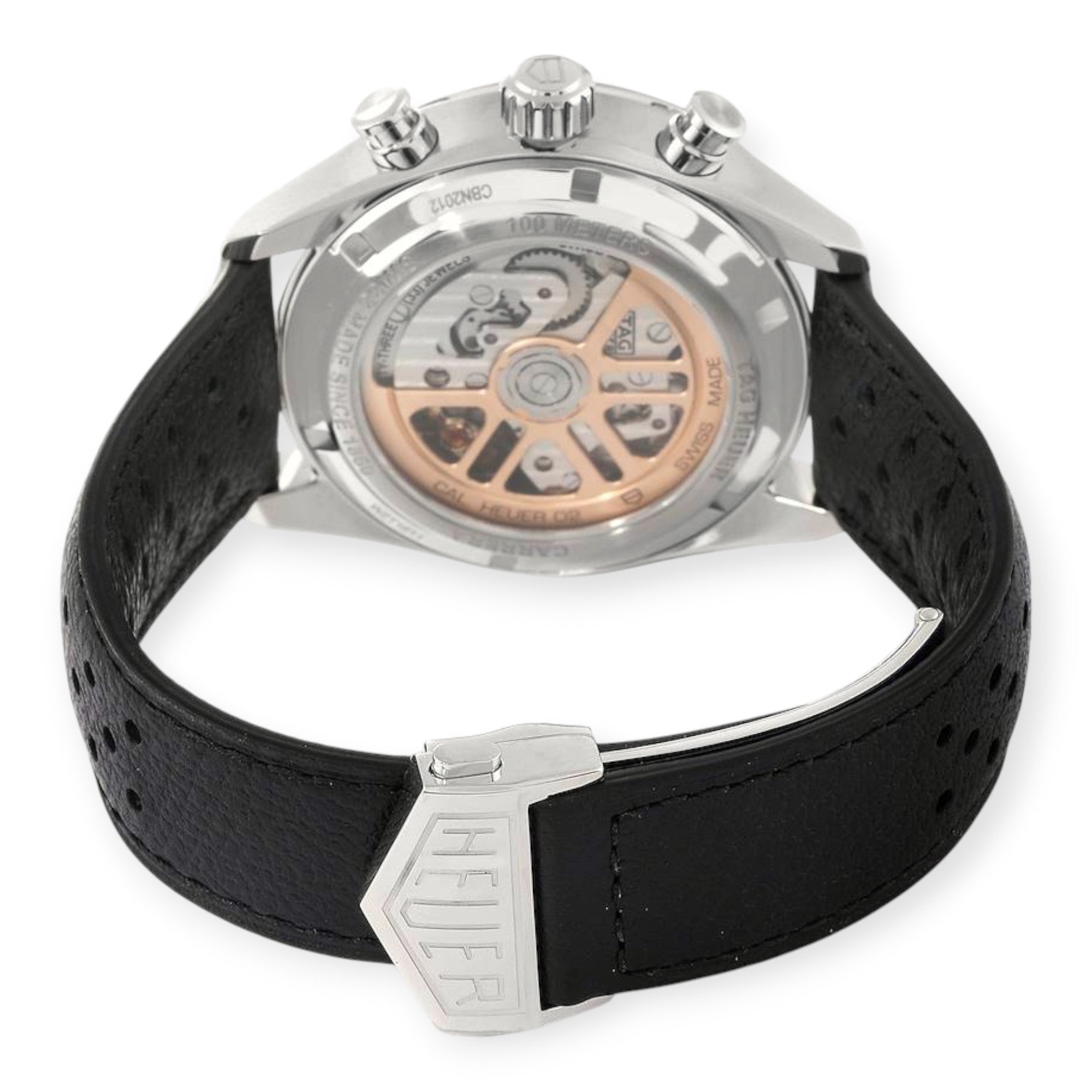 Tag Heuer Carrera Calibre CBN2012 Grey Dial Steel Mens Watch