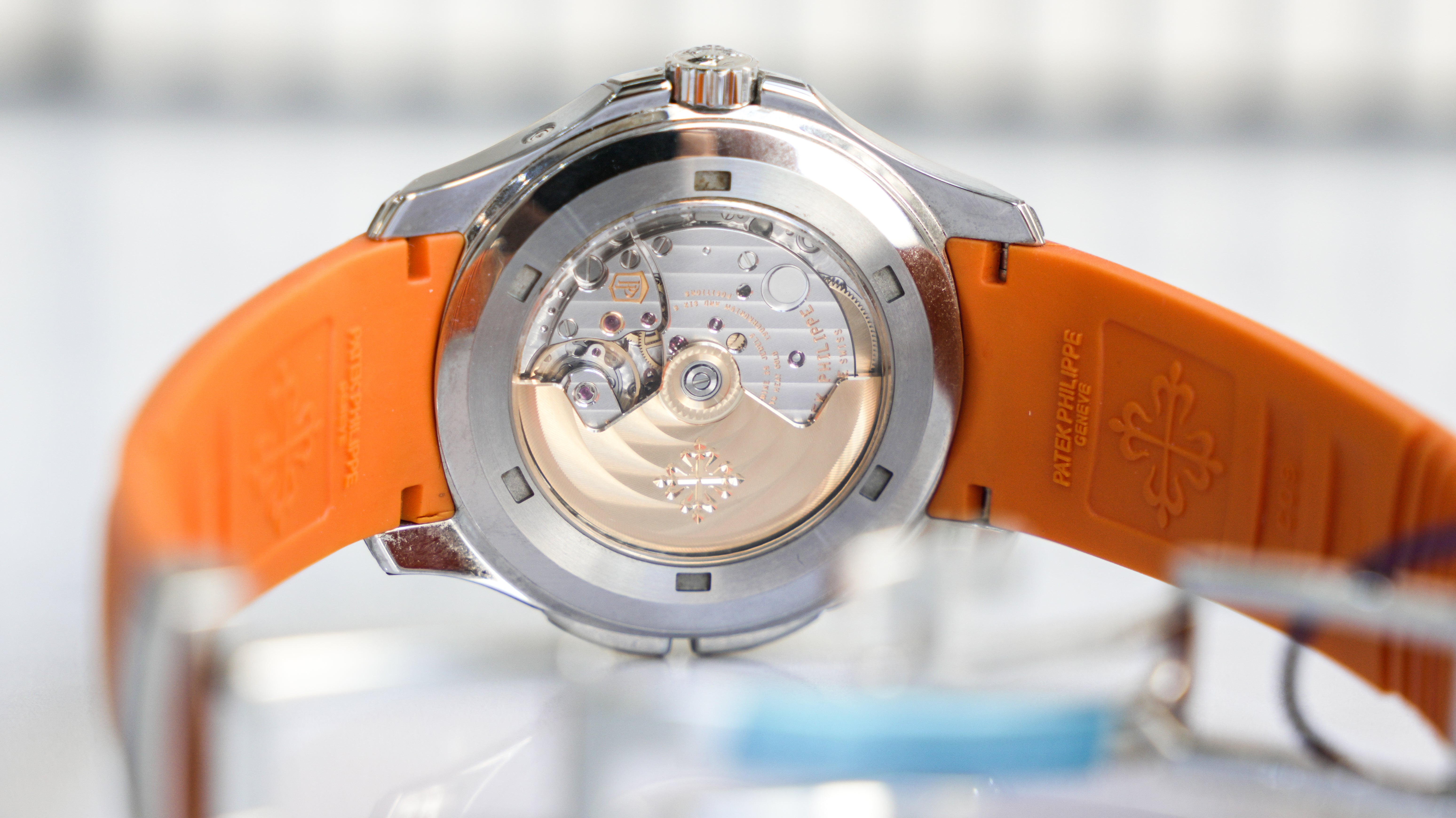 Patek Philippe Aquanaut Travel Time 5164A-001 – Stainless Steel with Orange Rubber Strap