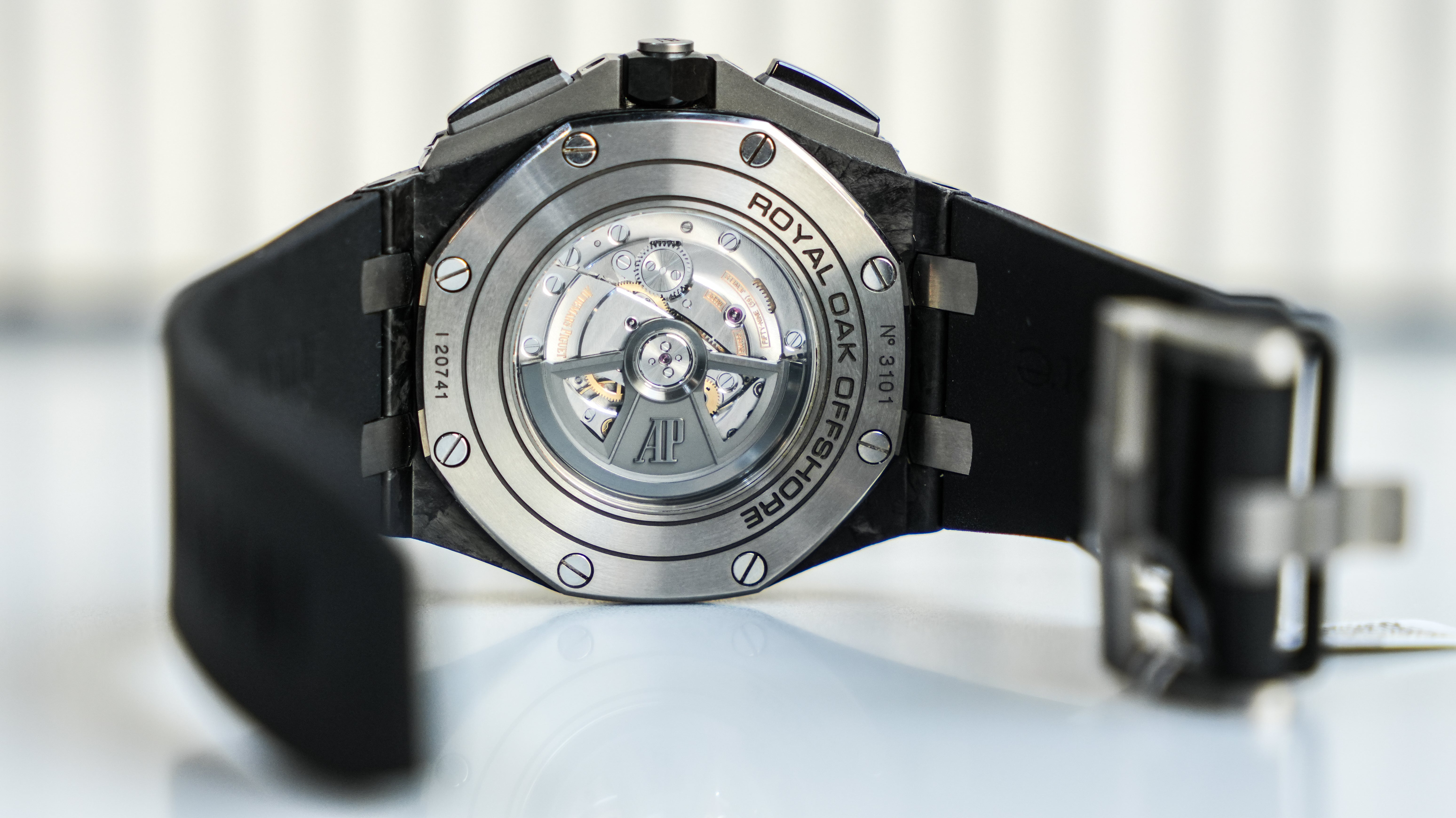 Audemars Piguet Royal Oak Offshore – 26400AU.OO.A002CA.01 Chronograph Black Carbon, Forged Carbon Case with Ceramic Bezel, Rubber Strap