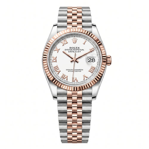 Pre-Owned Rolex Datejust 36 126231 White Roman Dial Jubilee Bracelet