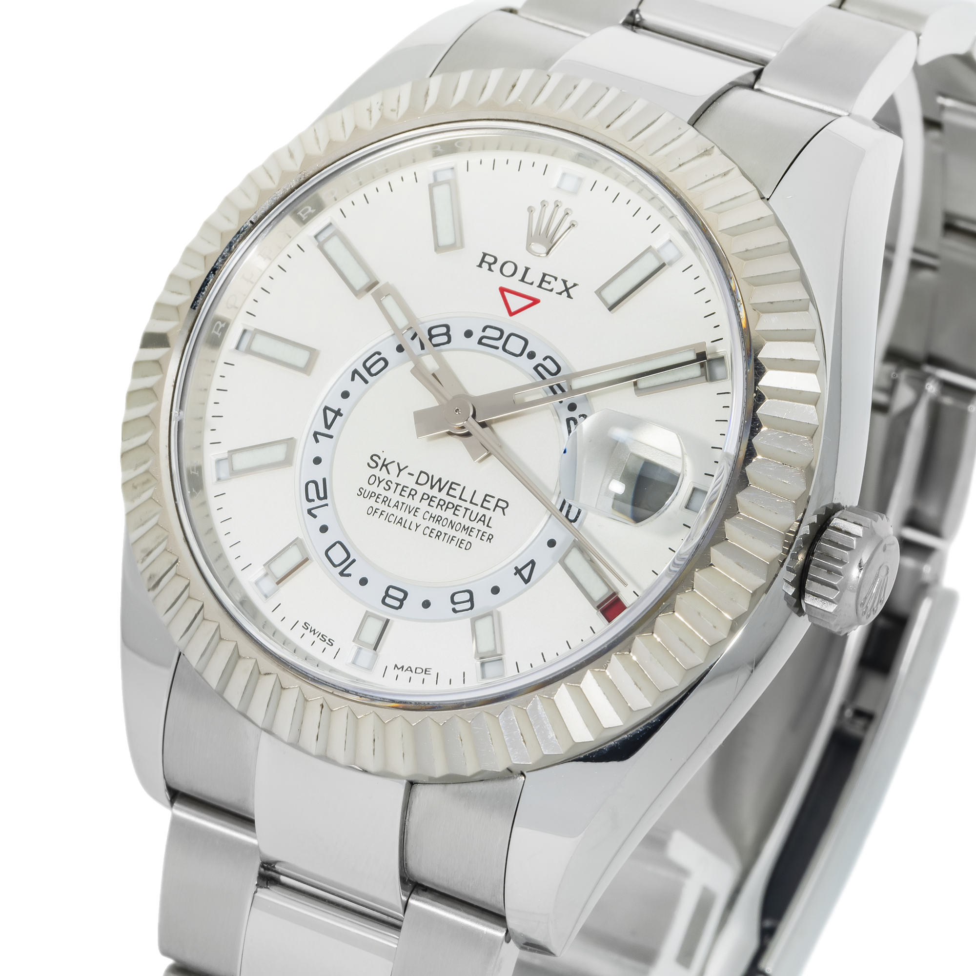 Rolex Sky-Dweller 326934 – 42mm Stainless Steel & White Gold Black Dial Oyster Bracelet
