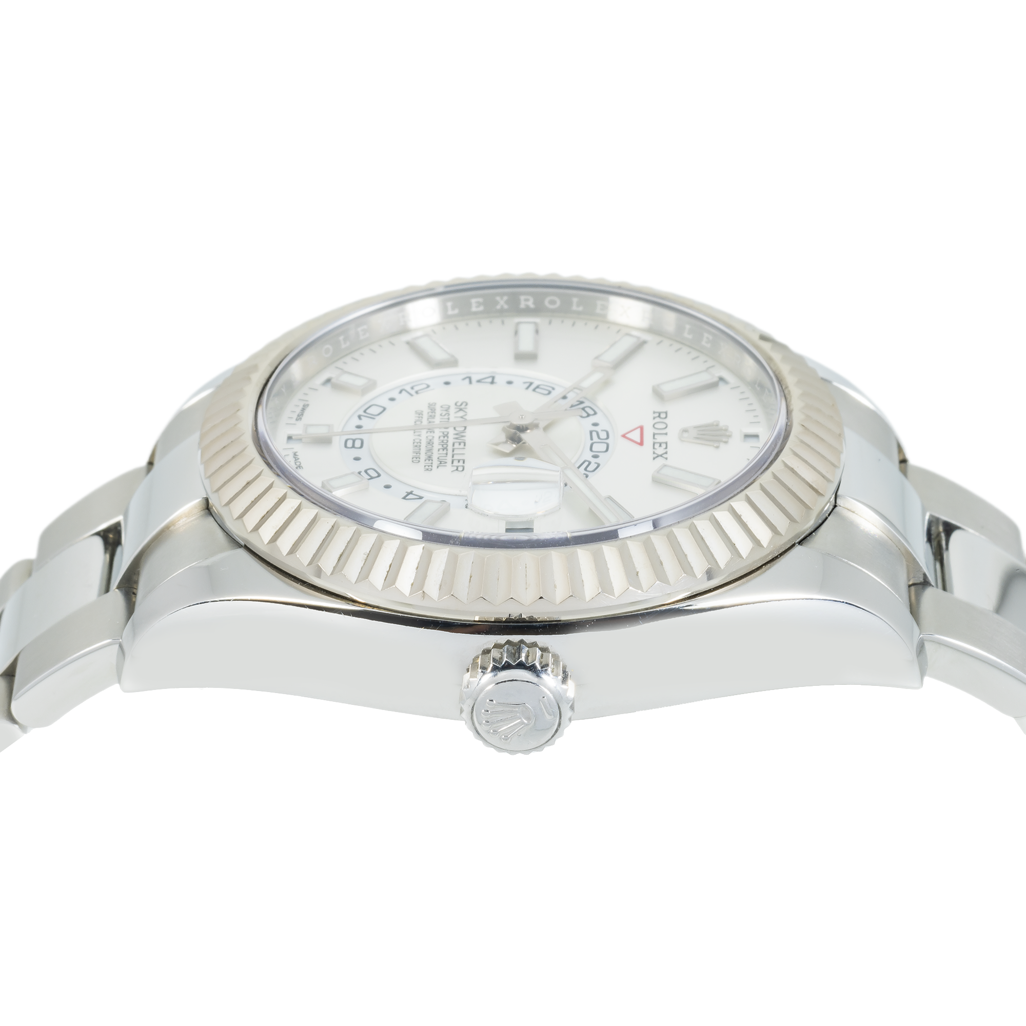 Rolex Sky-Dweller 326934 – 42mm Stainless Steel & White Gold Black Dial Oyster Bracelet