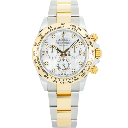 Rolex Daytona 116503 – Two-Tone 18k Yellow Gold & Stainless Steel Mother of Pearl Diamond Dial