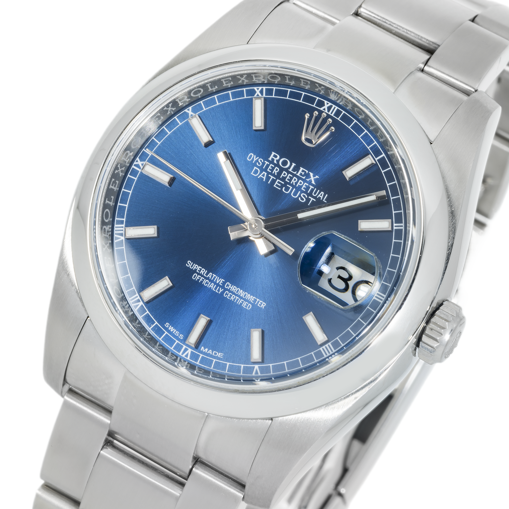 Rolex Datejust 116200 – 36mm Stainless Steel Blue Dial