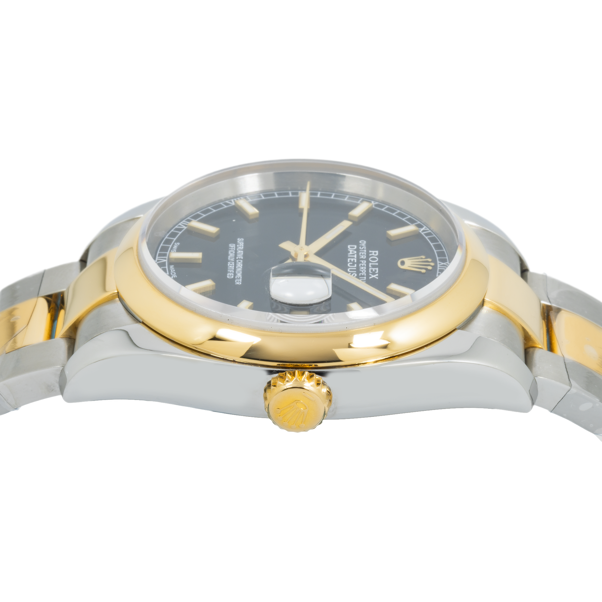 Rolex 18kt Yellow Gold & Stainless Steel Datejust 116203 with Oyster Bracelet