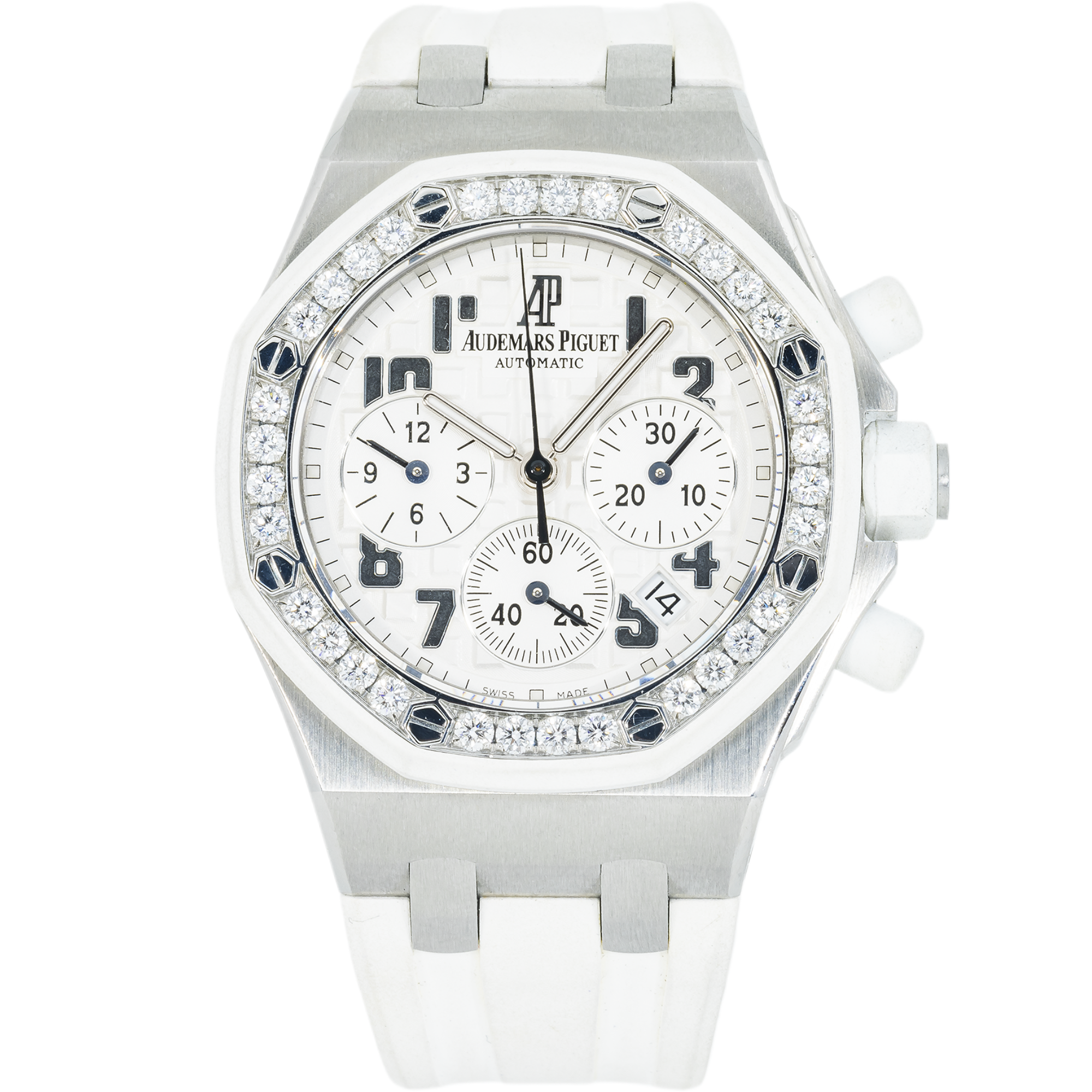 Audemars Piguet Royal Oak Offshore 26048SK.ZZ – Ladies 37mm Diamond Set Chronograph