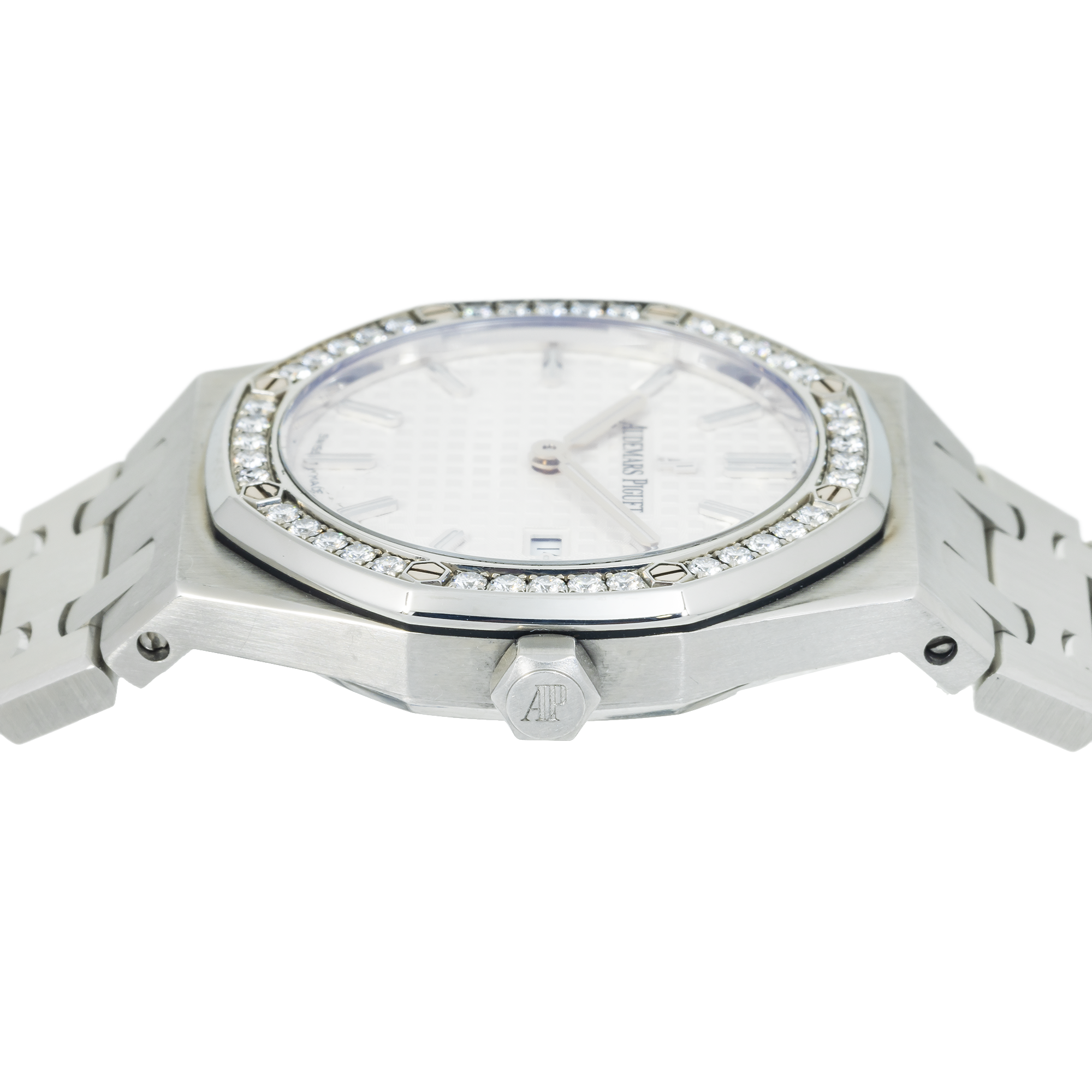 Audemars Piguet Royal Oak 67651ST – 33mm Stainless Steel Diamond Bezel Quartz