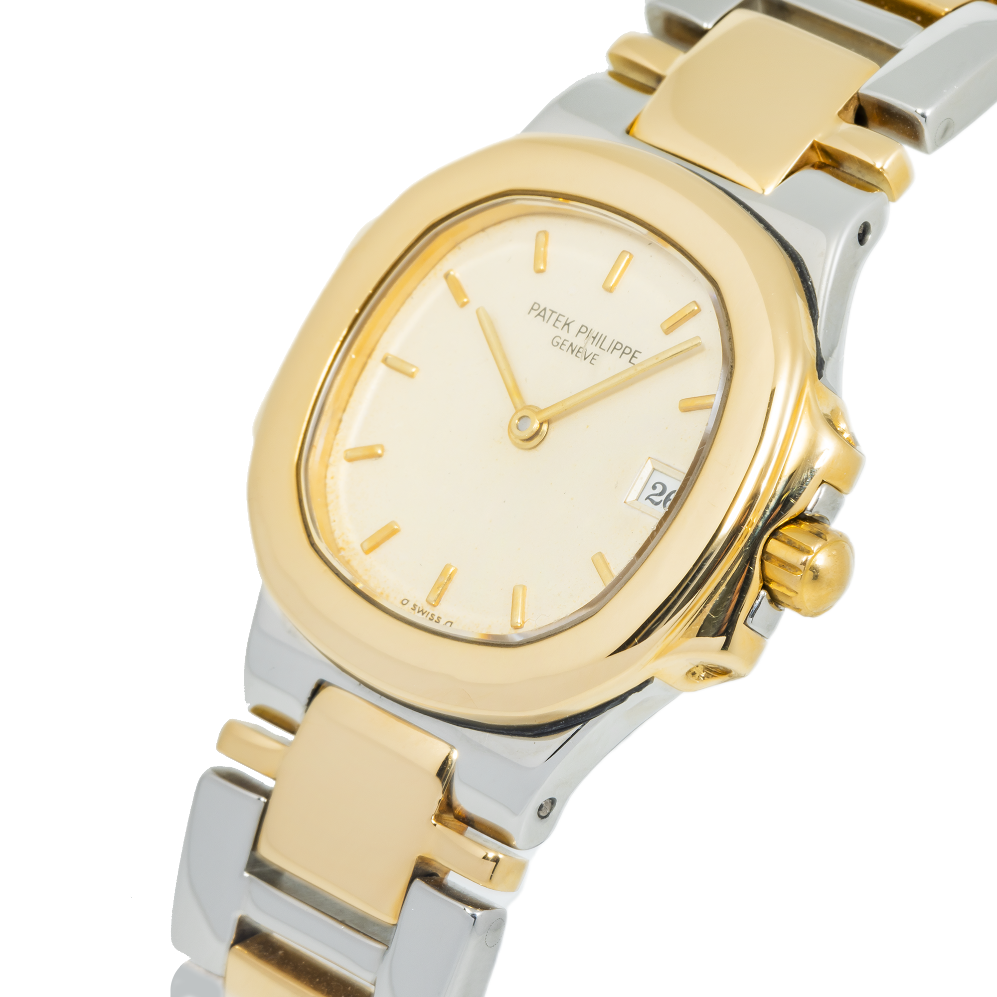 Patek Philippe Nautilus 4700 – Ladies Stainless Steel & Yellow Gold Quartz