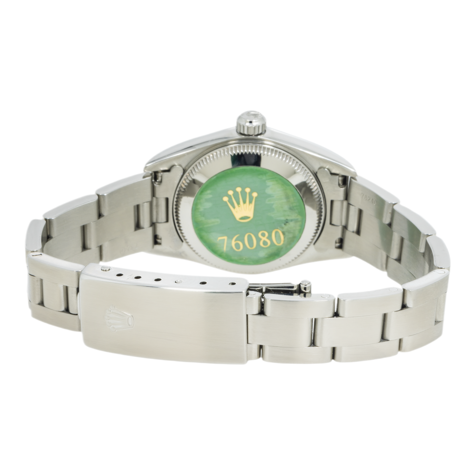 Rolex Stainless Steel Oyster Perpetual 76080 24mm with Oyster Bracelet