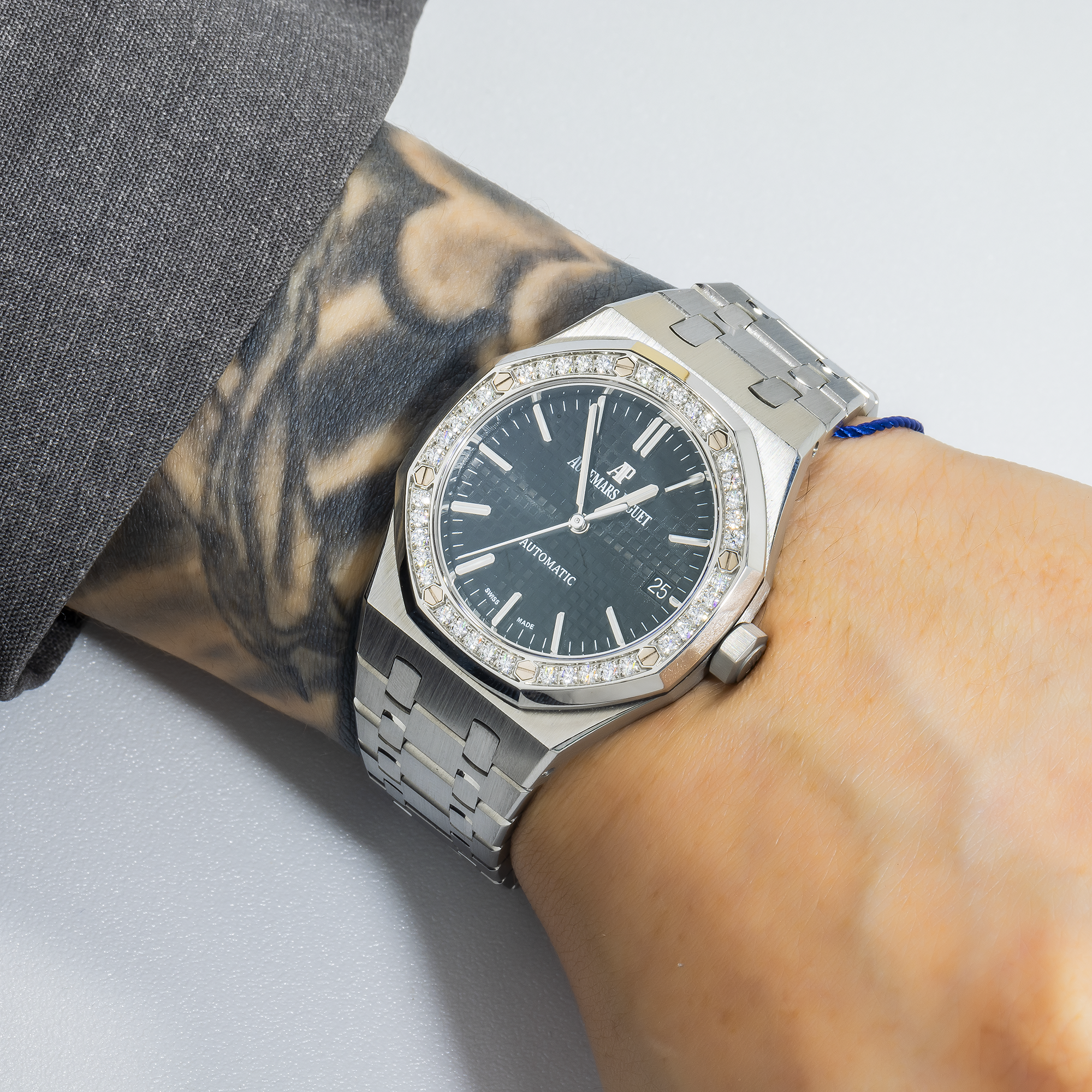 Audemars Piguet Royal Oak 15451ST – 37mm Stainless Steel Automatic Diamond Bezel