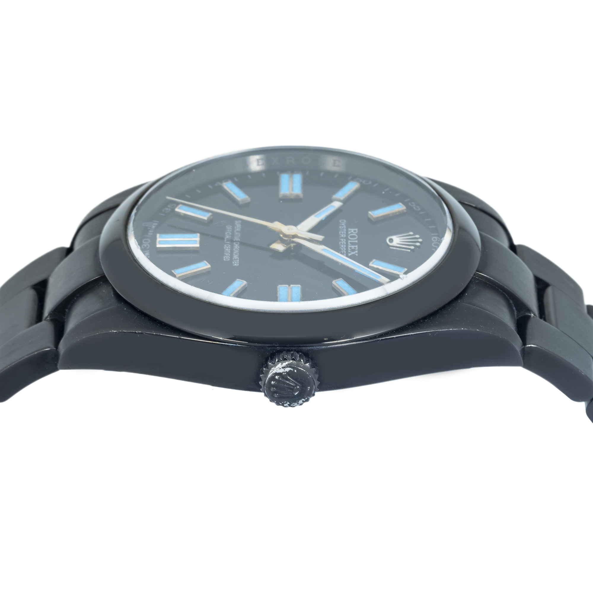 Rolex Stainless Steel Oyster Perpetual 41mm, 124300 Custom PVD Finish and Oyster Bracelet