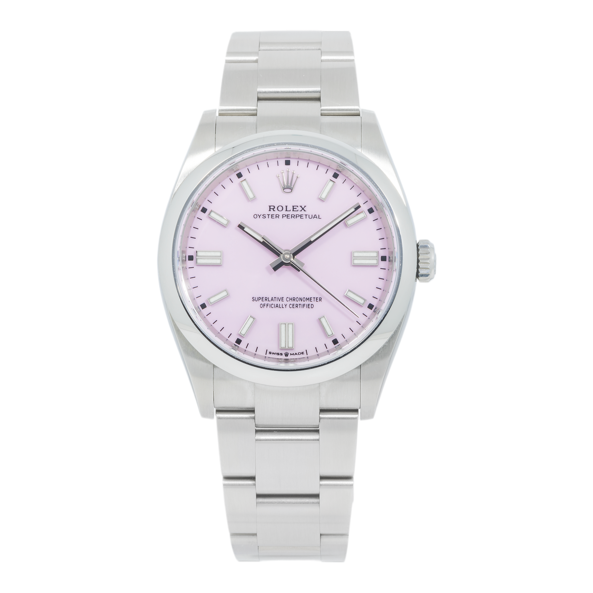 Rolex Oyster Perpetual 36mm – Pink Dial – Ref. 126000
