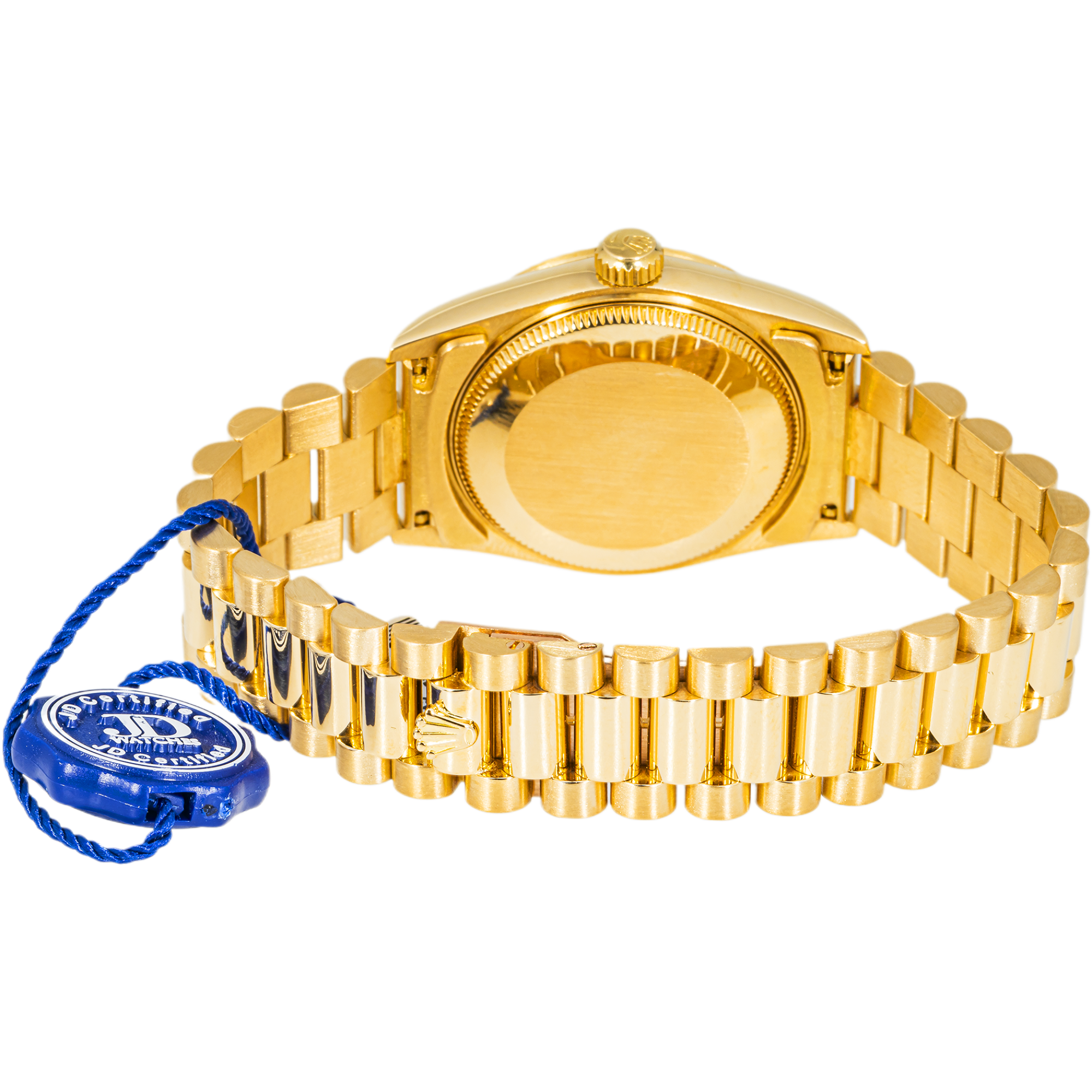 Rolex Datejust 31mm 68278 Champagne Diamond Dial 18K Yellow Gold President Bracelet