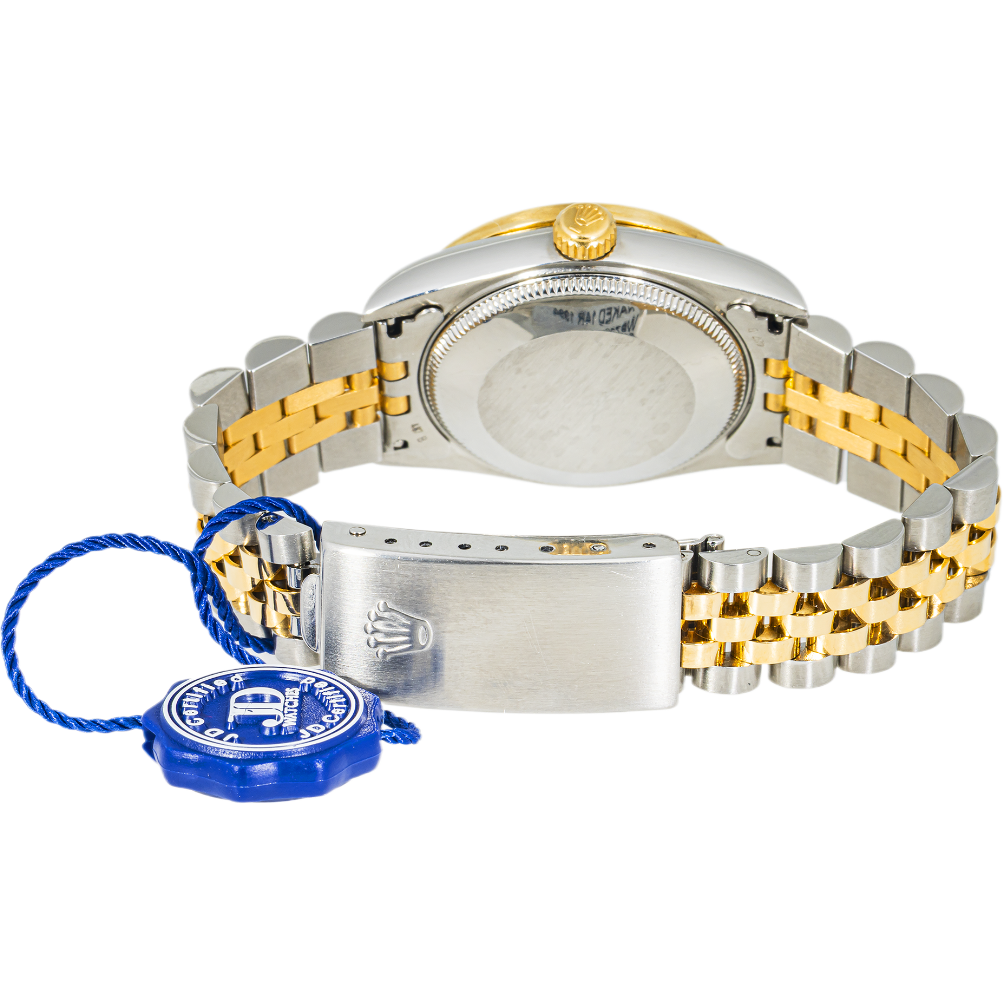 Rolex Datejust 31mm 68273 Blue Diamond Dial Diamond Bezel Steel & Yellow Gold Jubilee