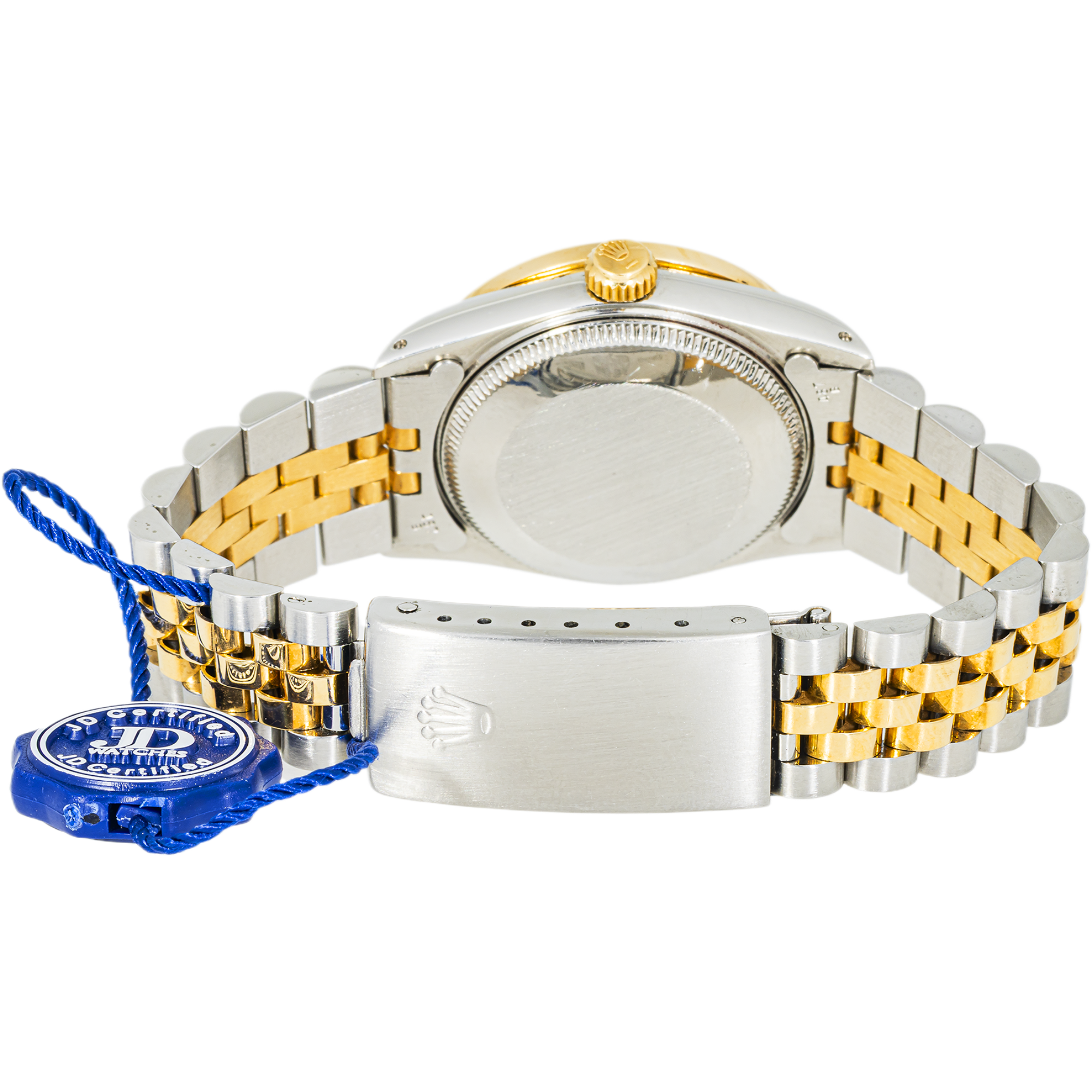 Rolex Datejust 31mm 68273 White MOP Diamond Dial Diamond Bezel Steel & Yellow Gold Jubilee