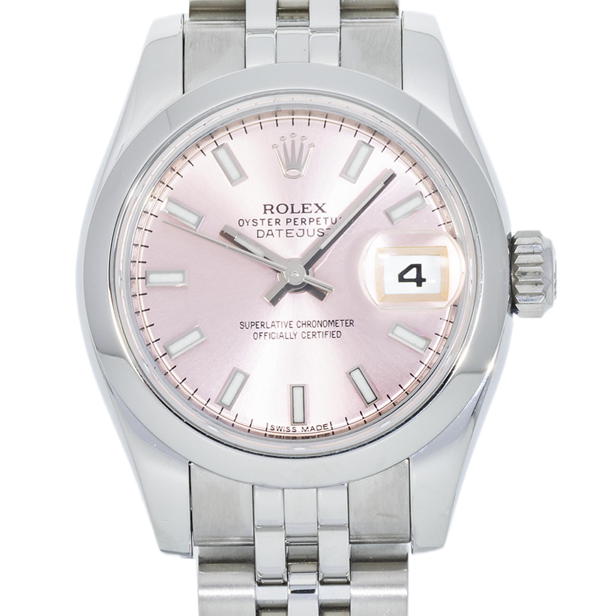 Rolex Datejust 26 mm 179160 – Stainless Steel Pink Dial with Oyster Bracelet