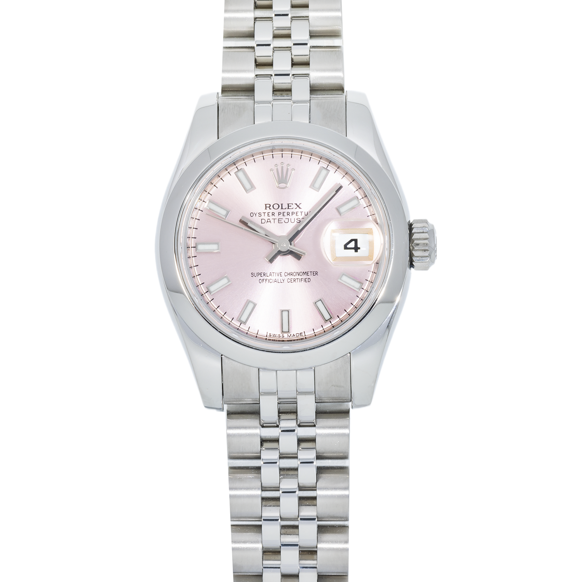 Rolex Datejust 26 mm 179160 – Stainless Steel Pink Dial with Oyster Bracelet