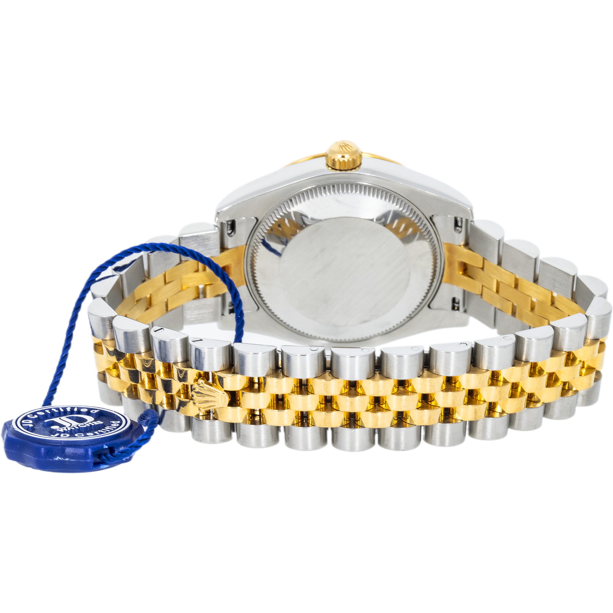 Rolex Datejust 31 mm 178343 – Yellow Gold & Steel Ivory Jubilee Diamond Dial with Factory Diamond Domed Bezel