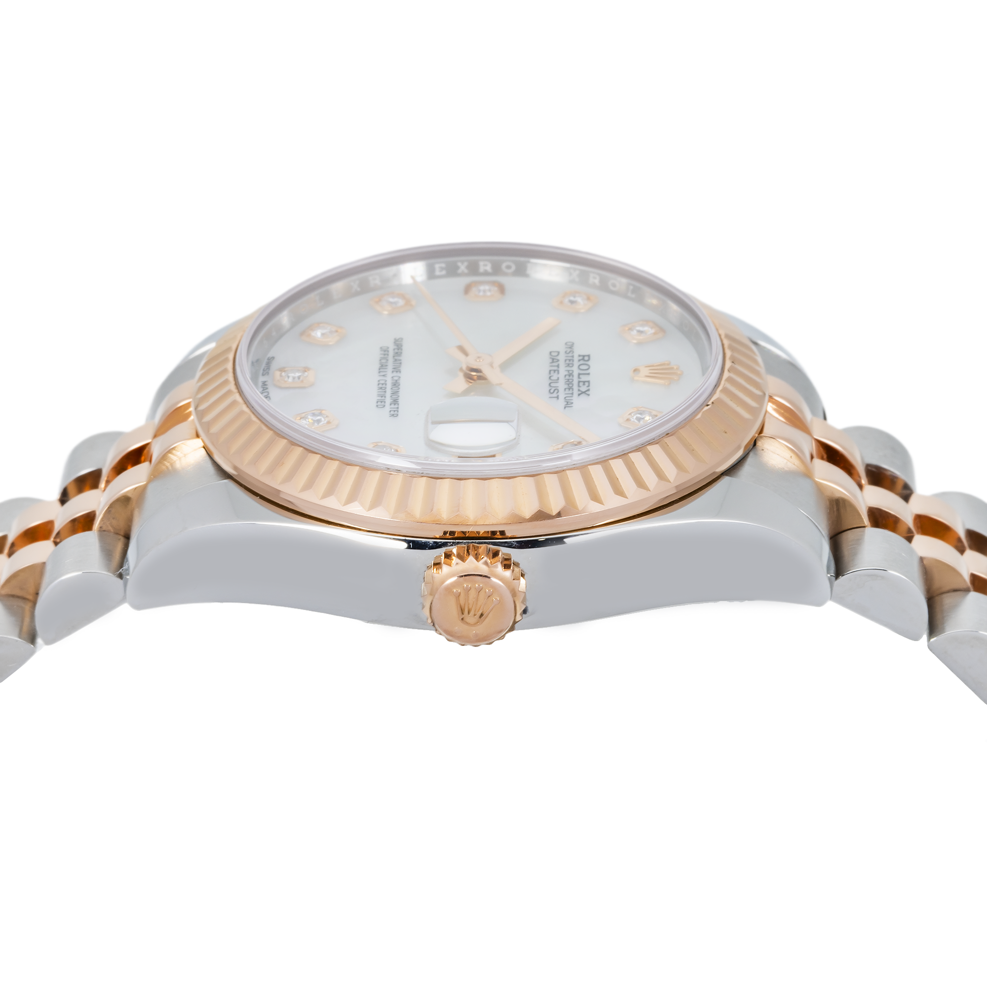 Rolex Datejust 31 mm 178271 Mother of Pearl Dial – Everose Gold & Stainless Steel Jubilee Bracelet