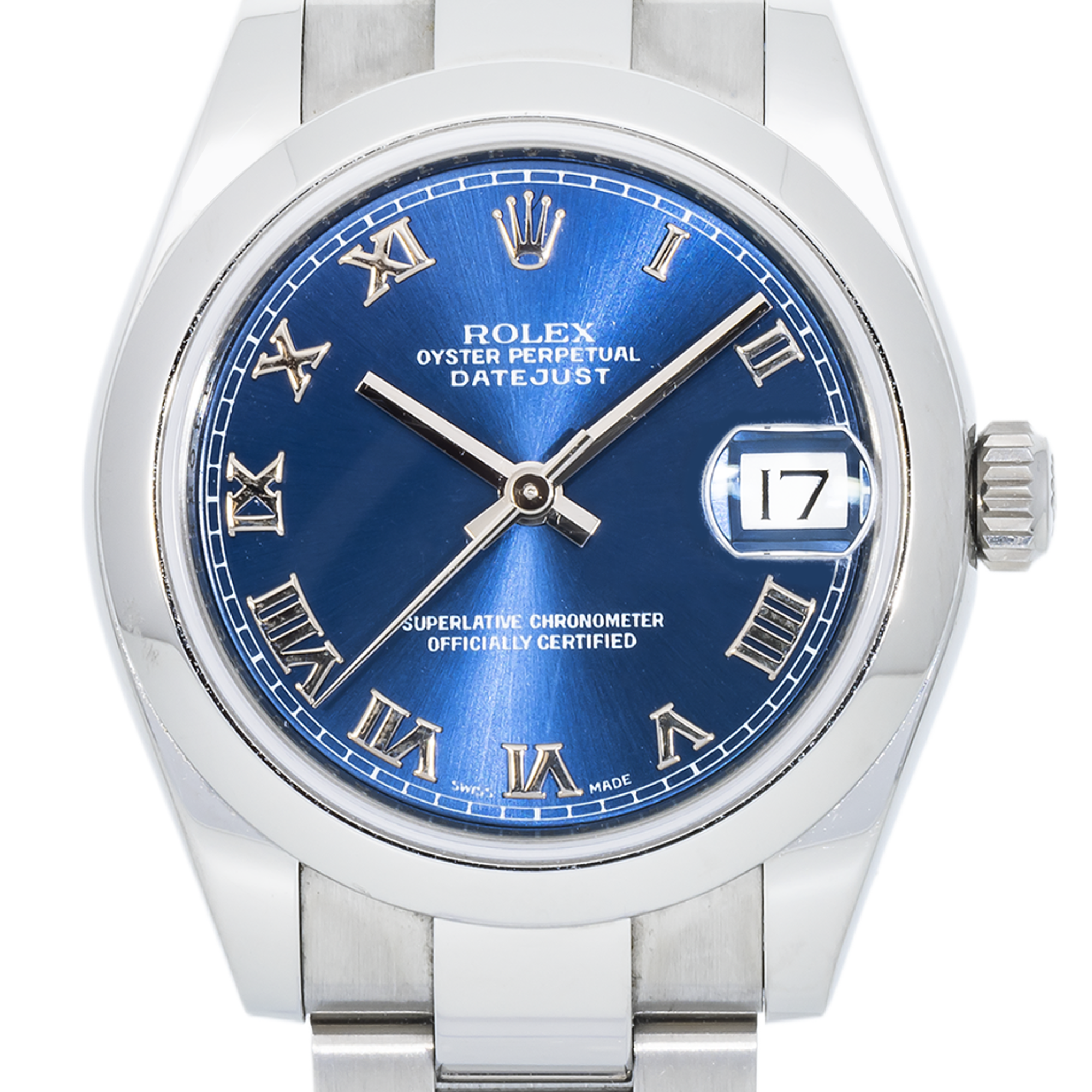 Rolex Datejust 31 mm 178240 Blue Roman Dial – Stainless Steel Oyster Bracelet