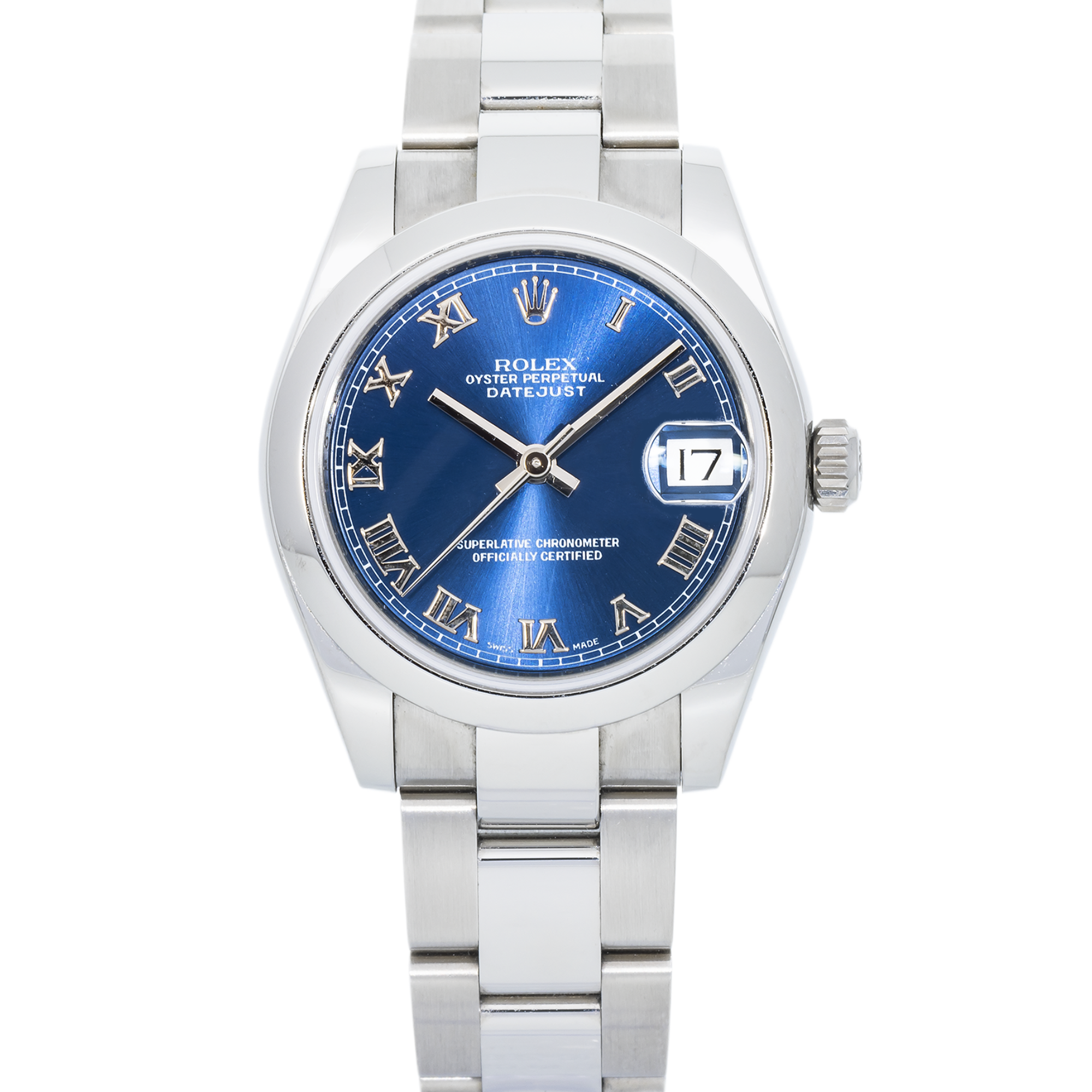 Rolex Datejust 31 mm 178240 Blue Roman Dial – Stainless Steel Oyster Bracelet