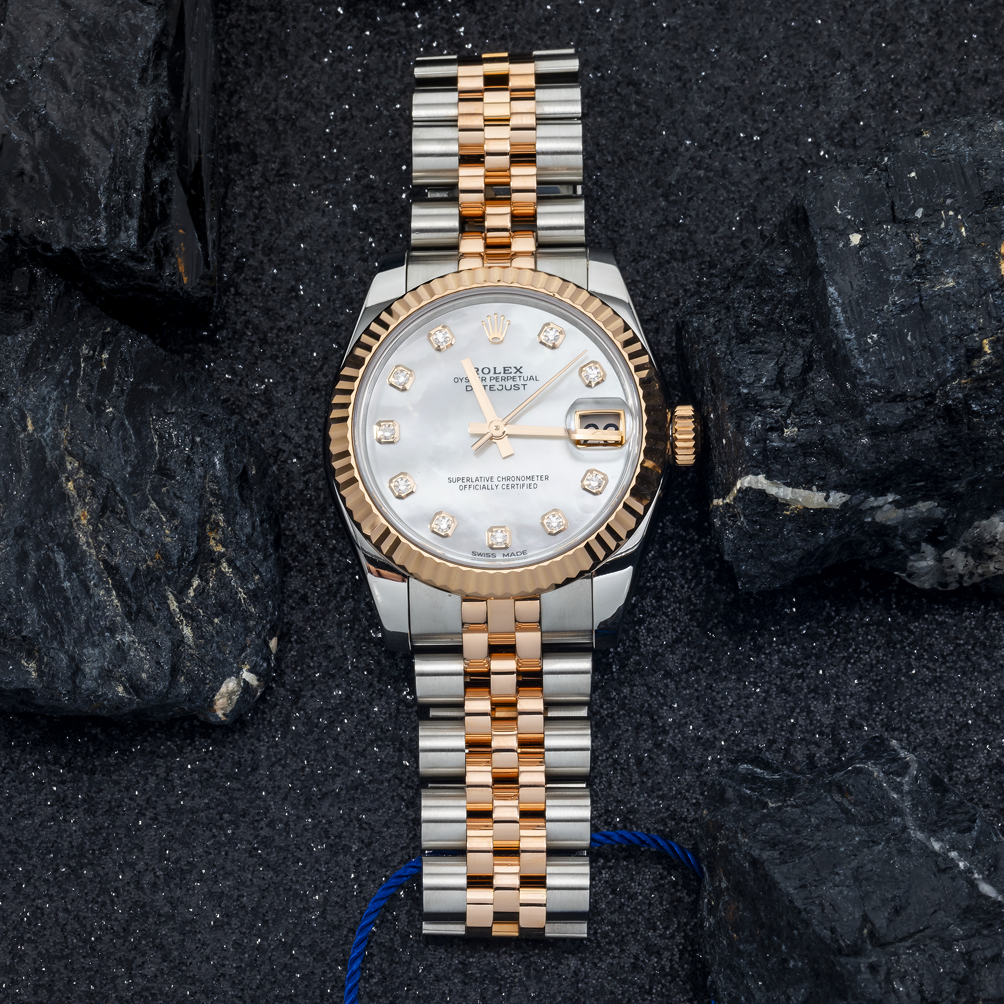 Rolex Datejust 31 mm 178271 Mother of Pearl Dial – Everose Gold & Stainless Steel Jubilee Bracelet