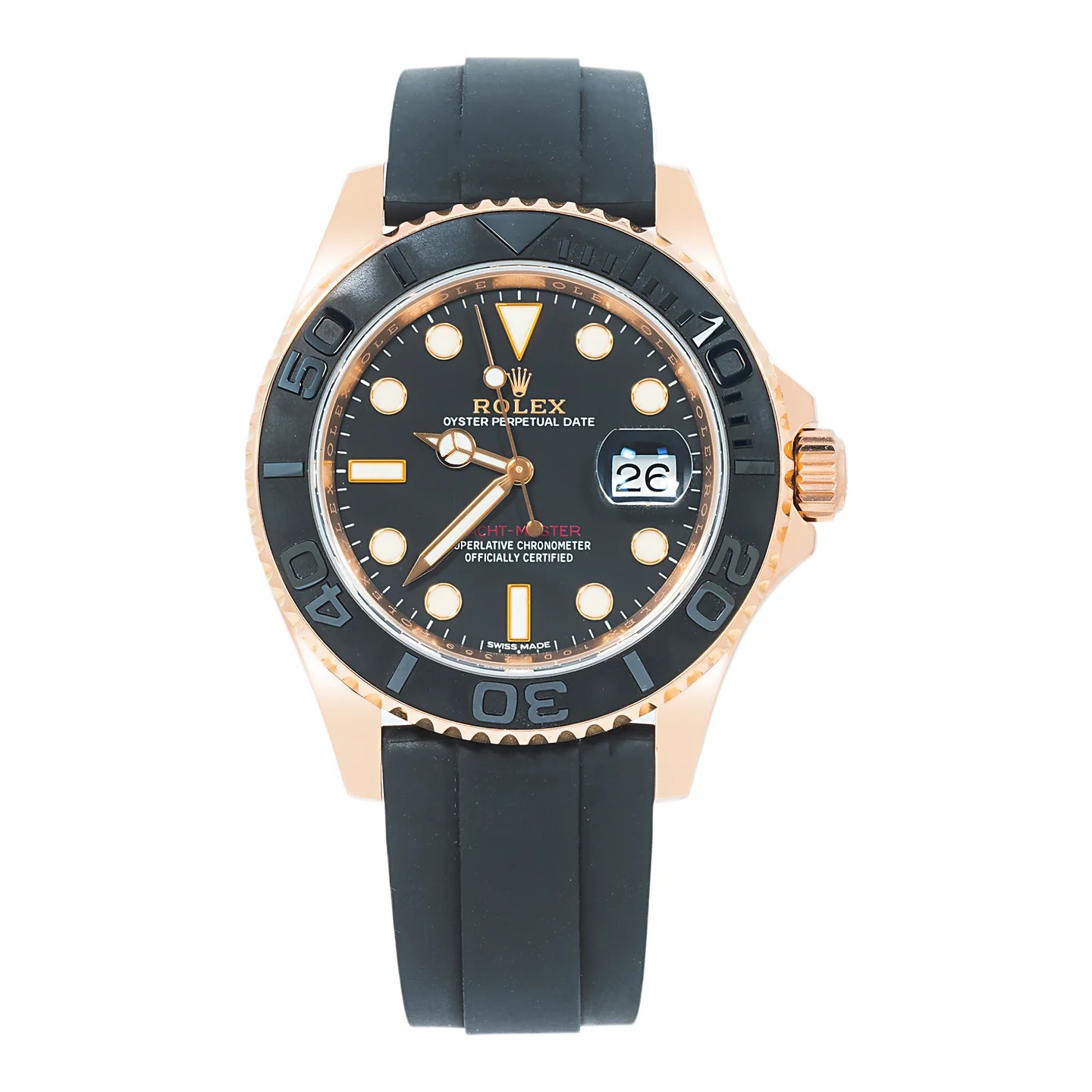 Rolex Yacht-Master 116655 – 40mm Everose Gold with Oysterflex Bracelet