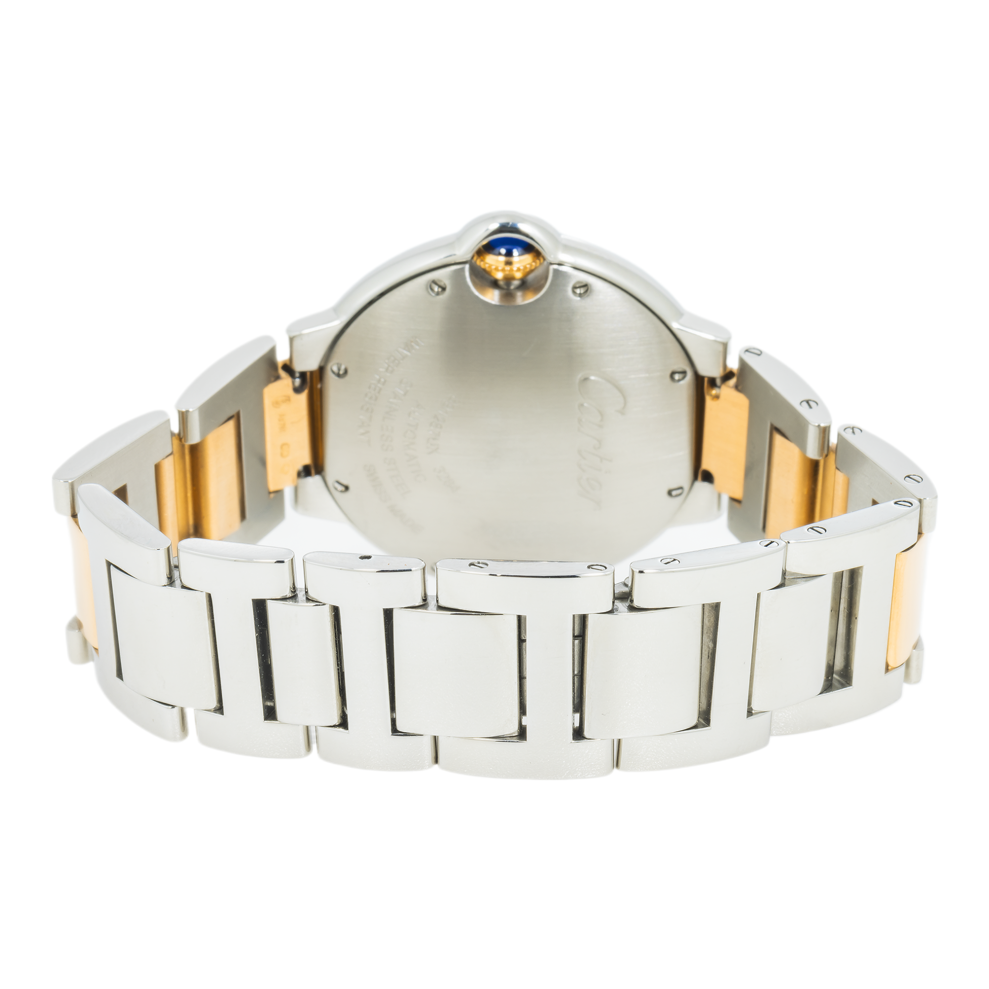 Cartier Ballon Bleu W6920033 – 36mm Stainless Steel & Rose Gold Automatic Watch with Pink Mother-of-Pearl Dial-Cartier-JD Watches NY