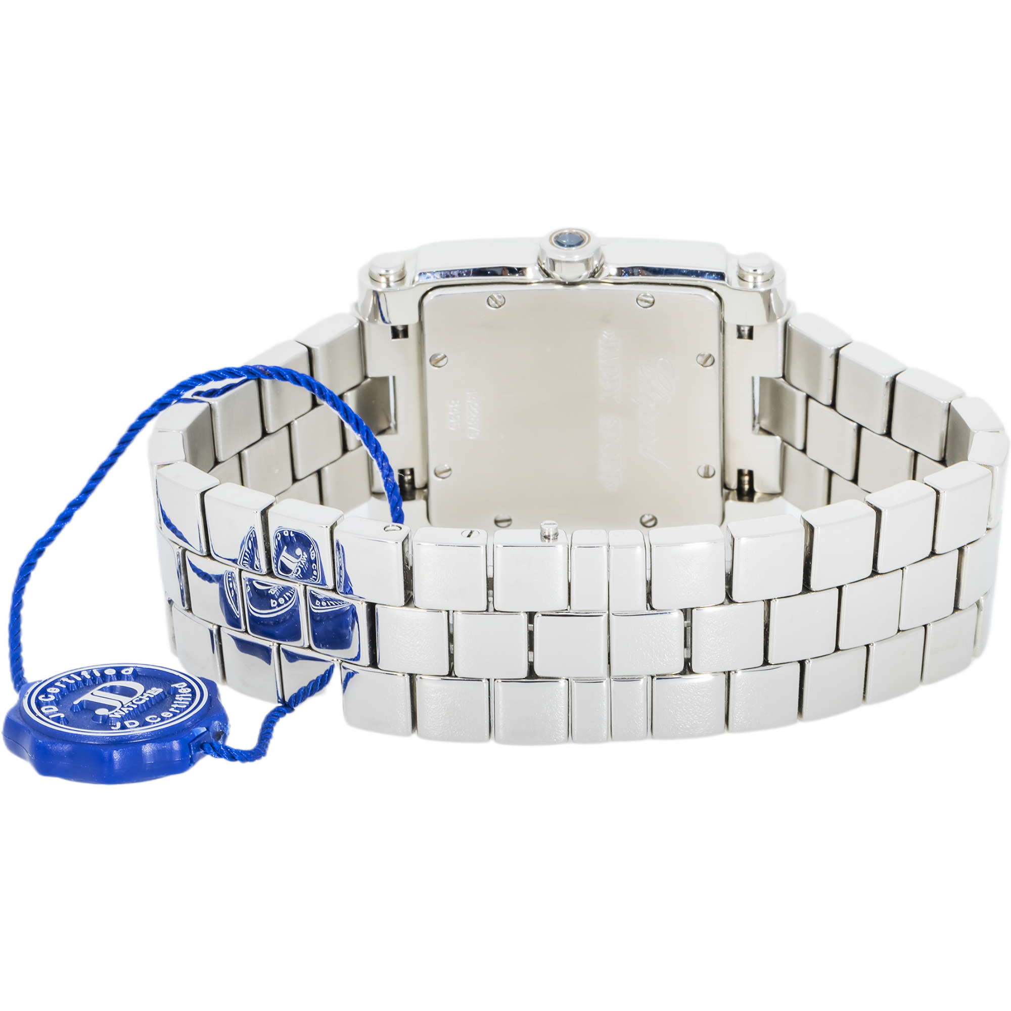 Chopard Happy Sport Square Ref. 278496 — Stainless Steel “Floating Diamonds” Quartz Ladies Watch