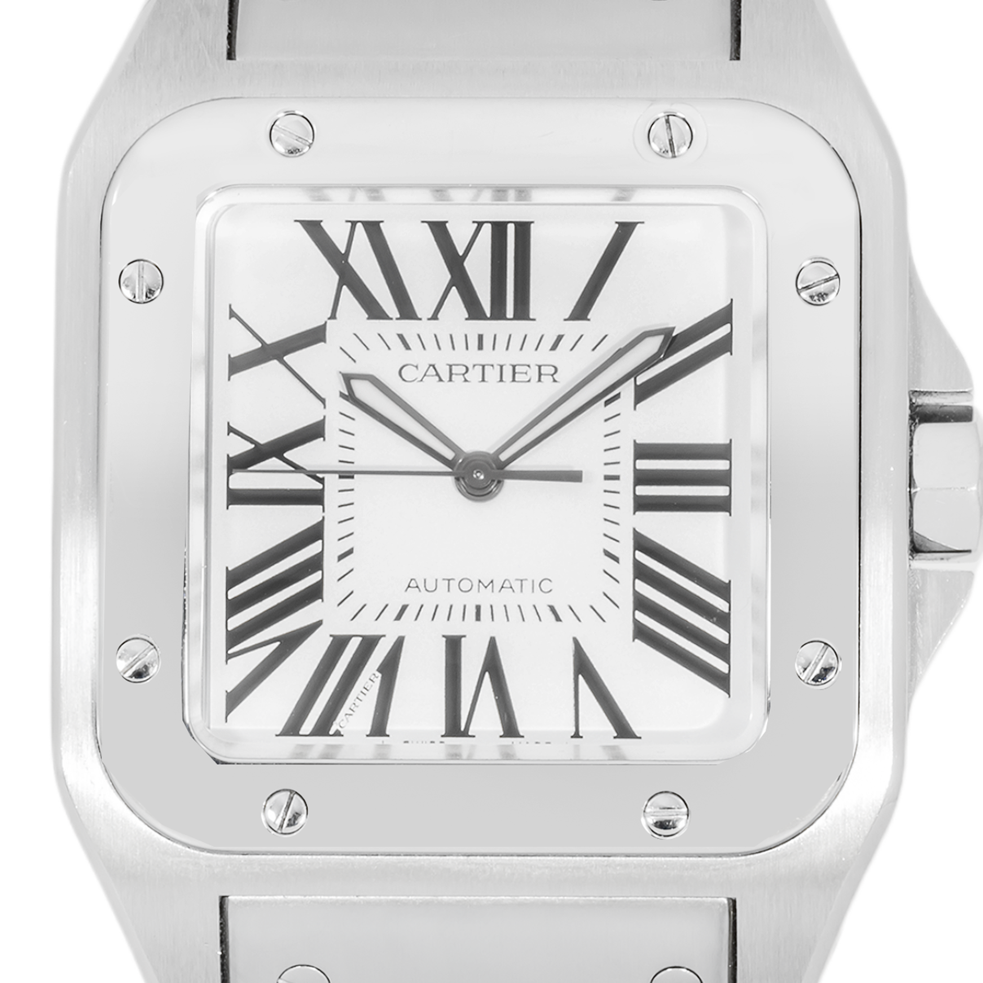 Cartier Santos WSSA0037 – Large Steel & ADLC Automatic Watch