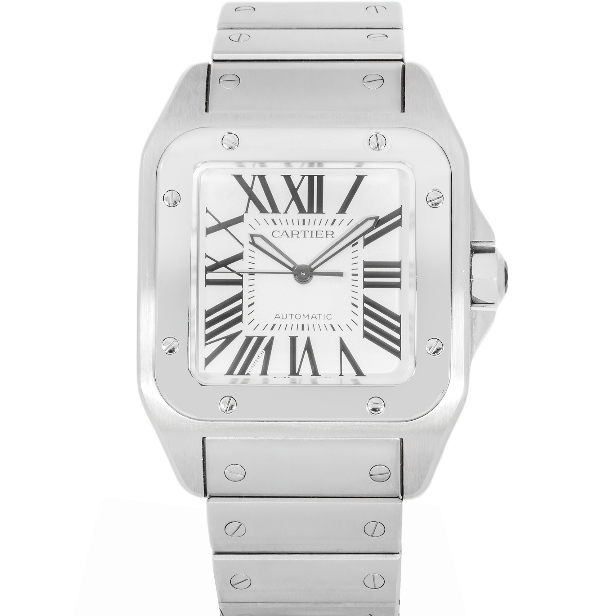 Cartier Santos WSSA0037 – Large Steel & ADLC Automatic Watch