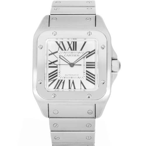 Cartier Santos WSSA0037 – Large Steel & ADLC Automatic Watch
