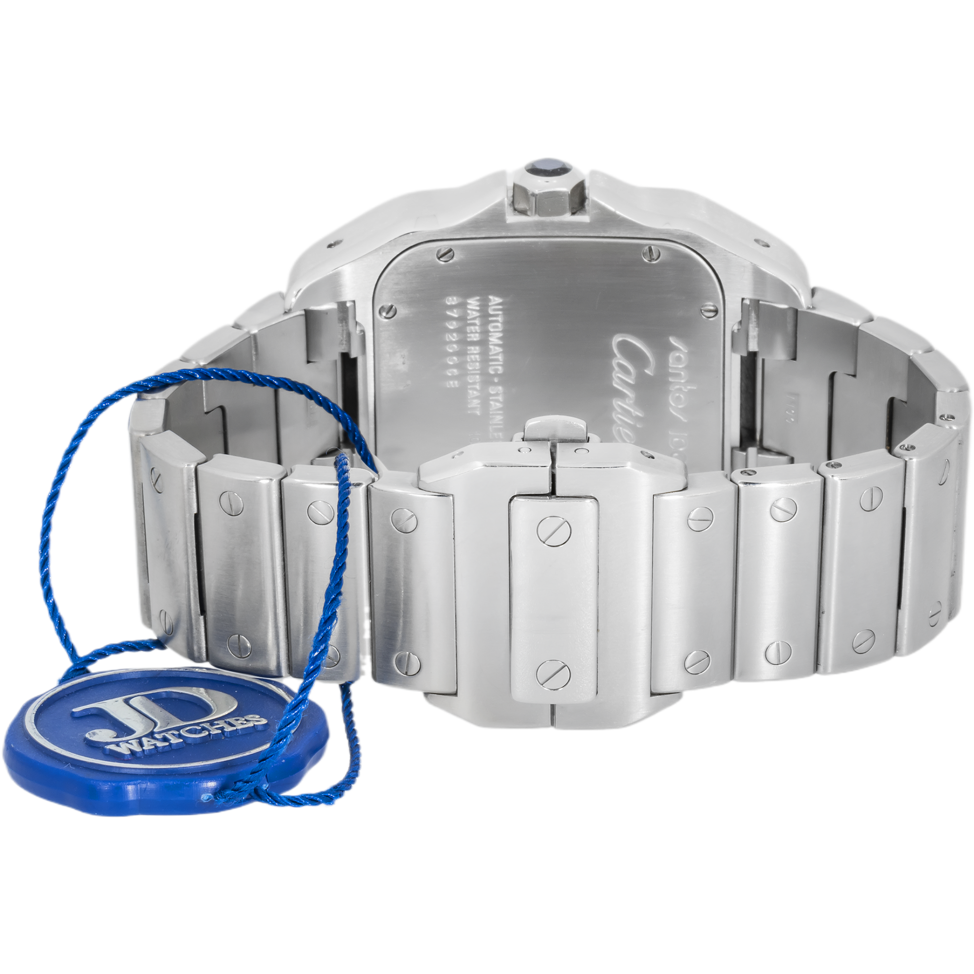 Cartier Santos WSSA0037 – Large Steel & ADLC Automatic Watch