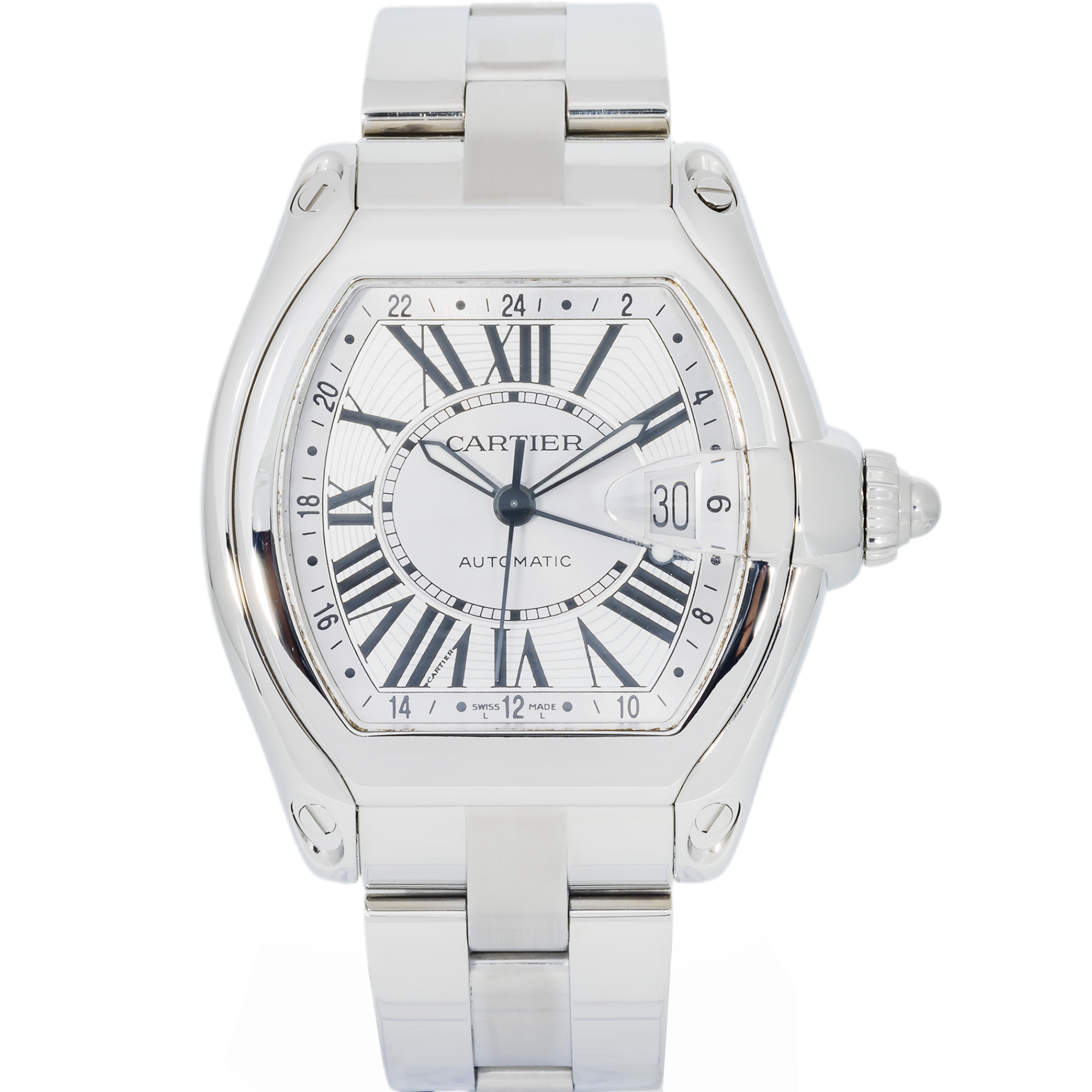 Cartier Roadster W62035X6 – Two-Tone Steel & 18k Yellow Gold Automatic 43 mm