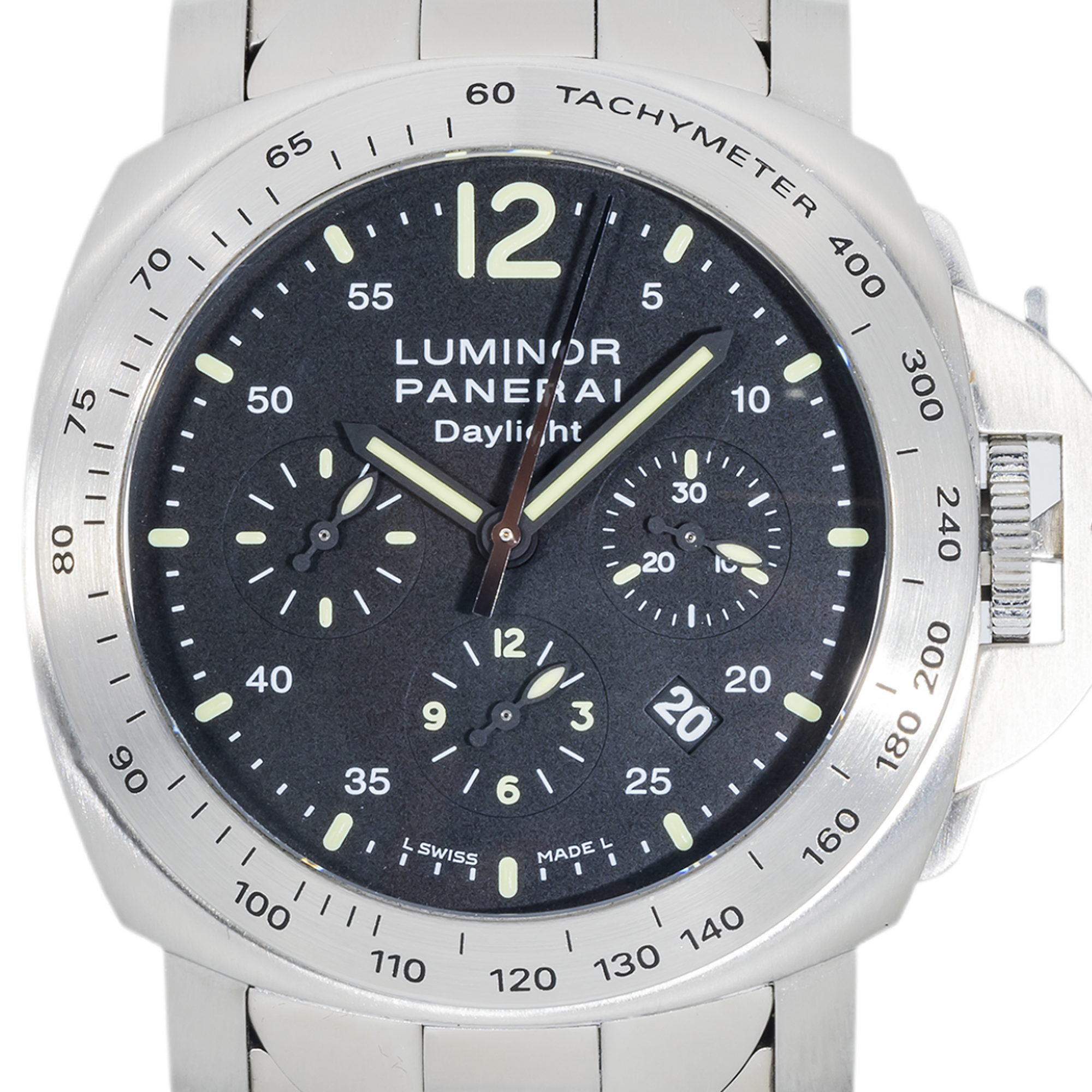 Panerai Luminor Daylight PAM00236 – 44 mm Stainless Steel Chronograph