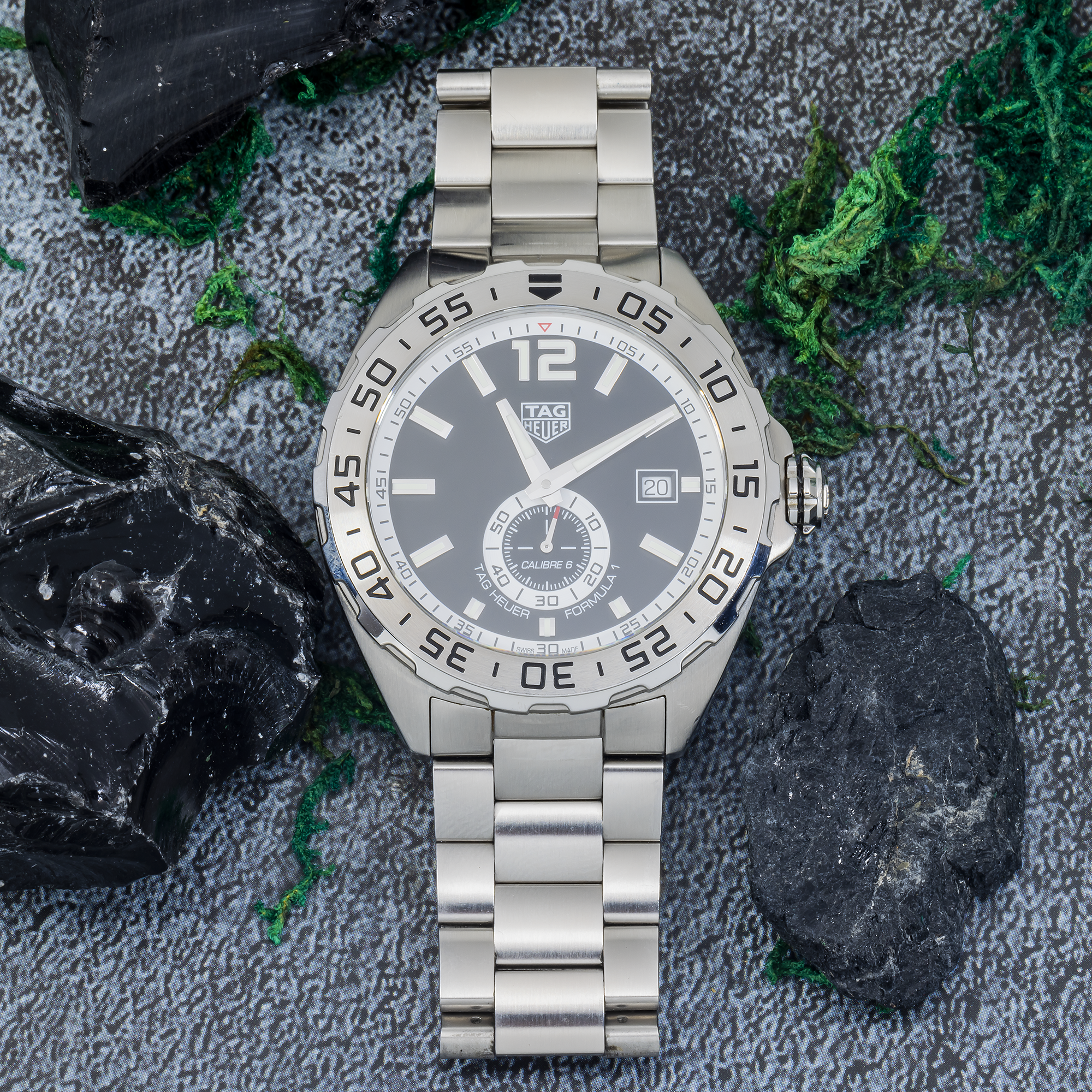 TAG Heuer Formula 1 WAZ2012 – 43 mm Steel Automatic “Calibre 6” Sports Watch