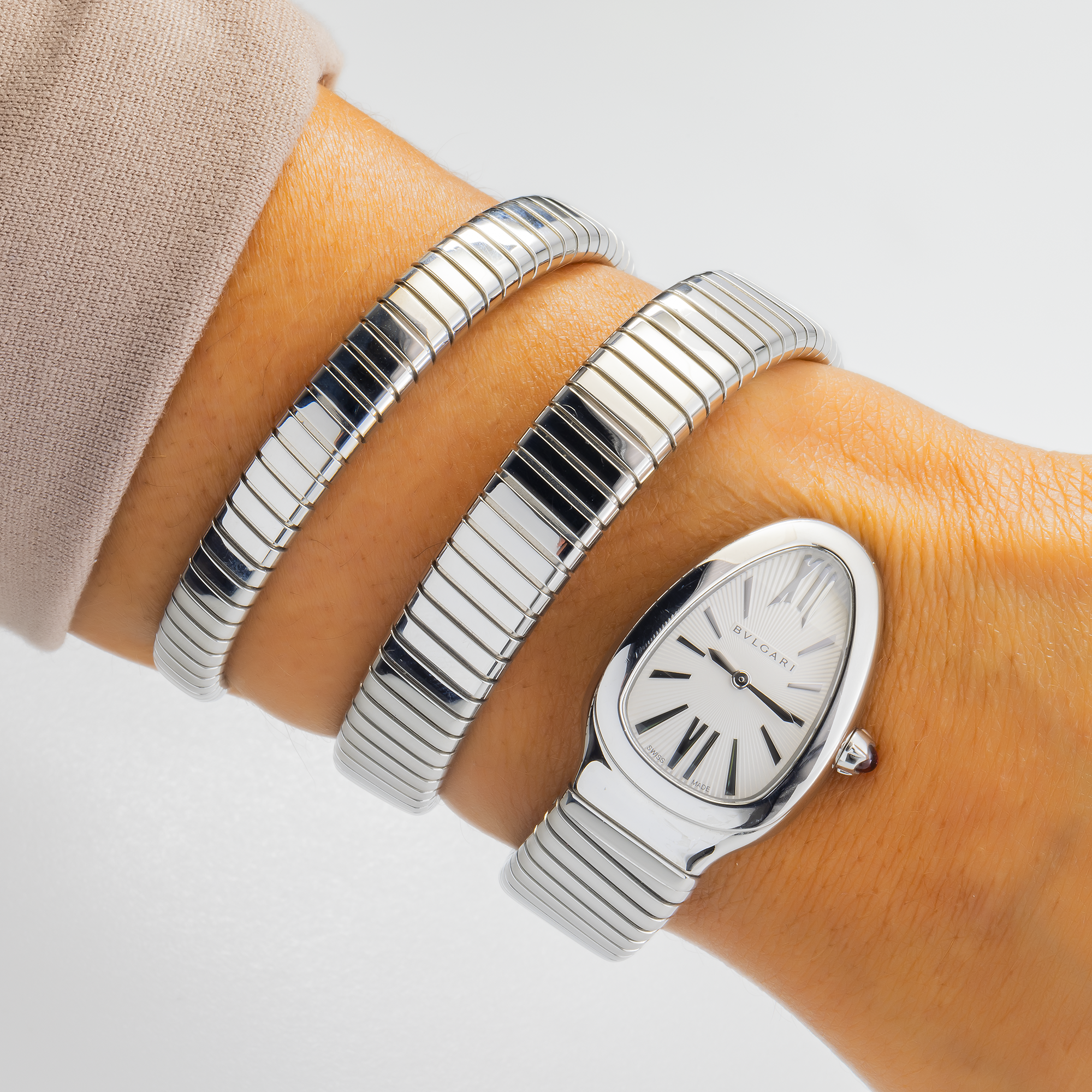 Bulgari Serpenti SP35S – 35 mm Stainless Steel Ladies Watch