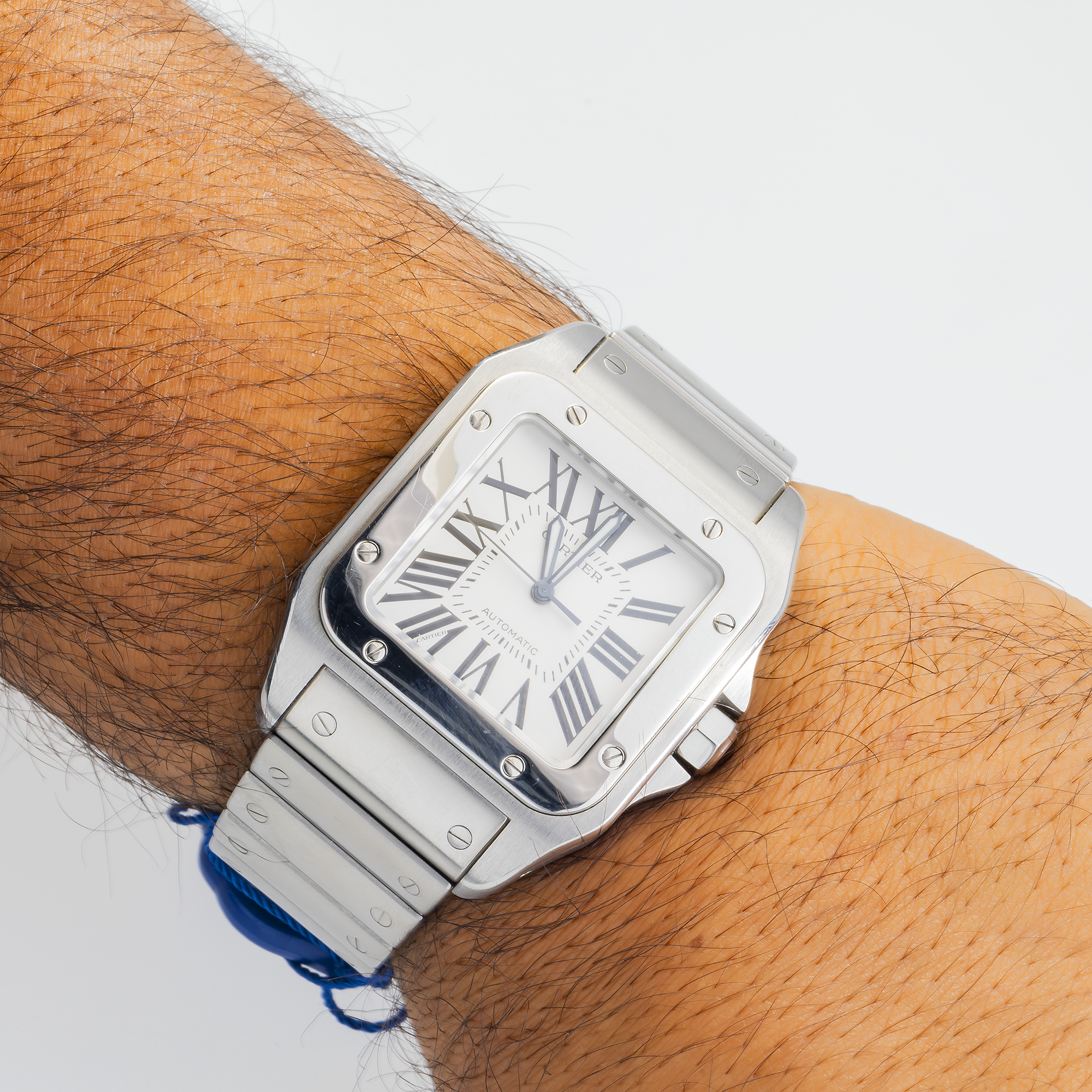 Cartier Santos WSSA0037 – Large Steel & ADLC Automatic Watch