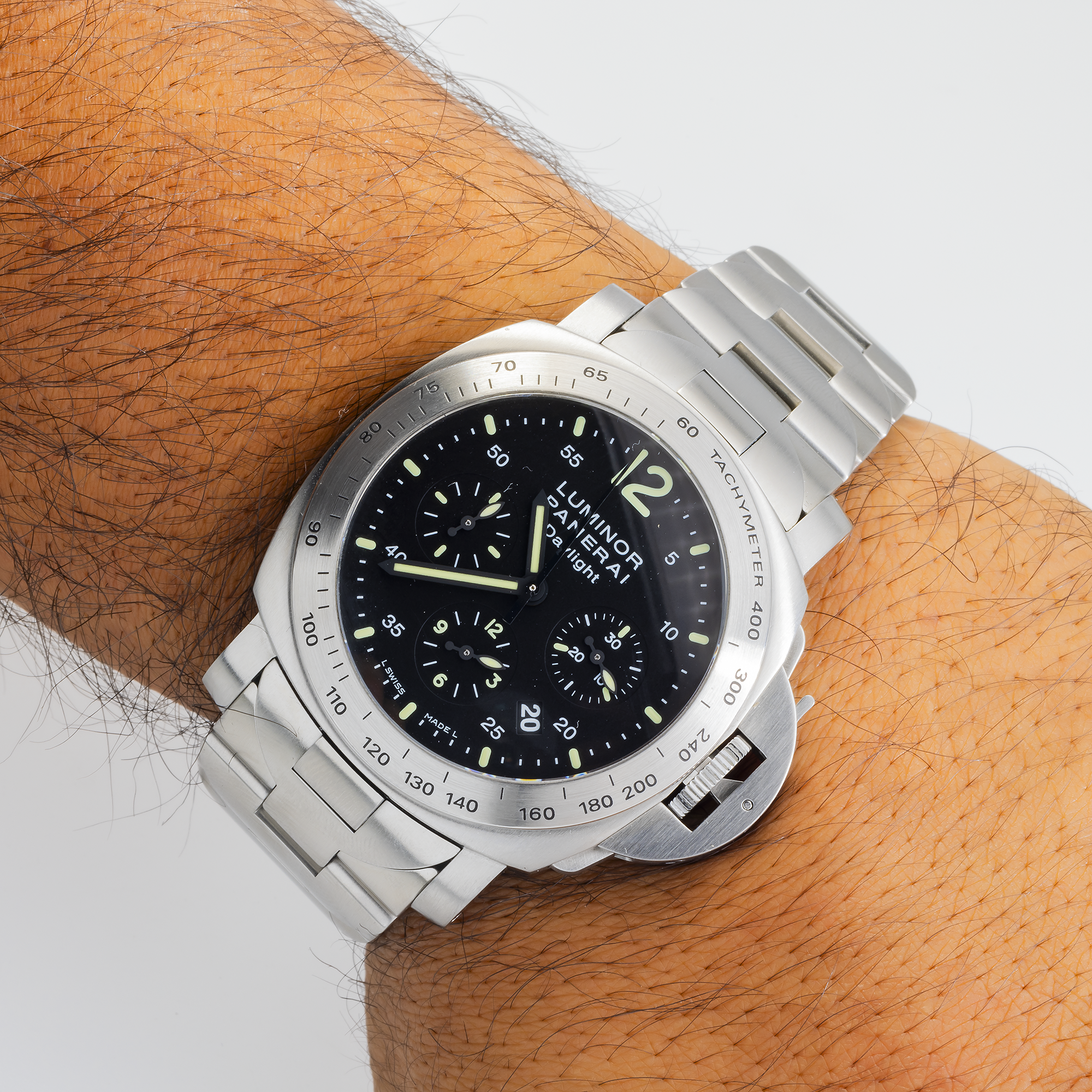 Panerai Luminor Daylight PAM00236 – 44 mm Stainless Steel Chronograph
