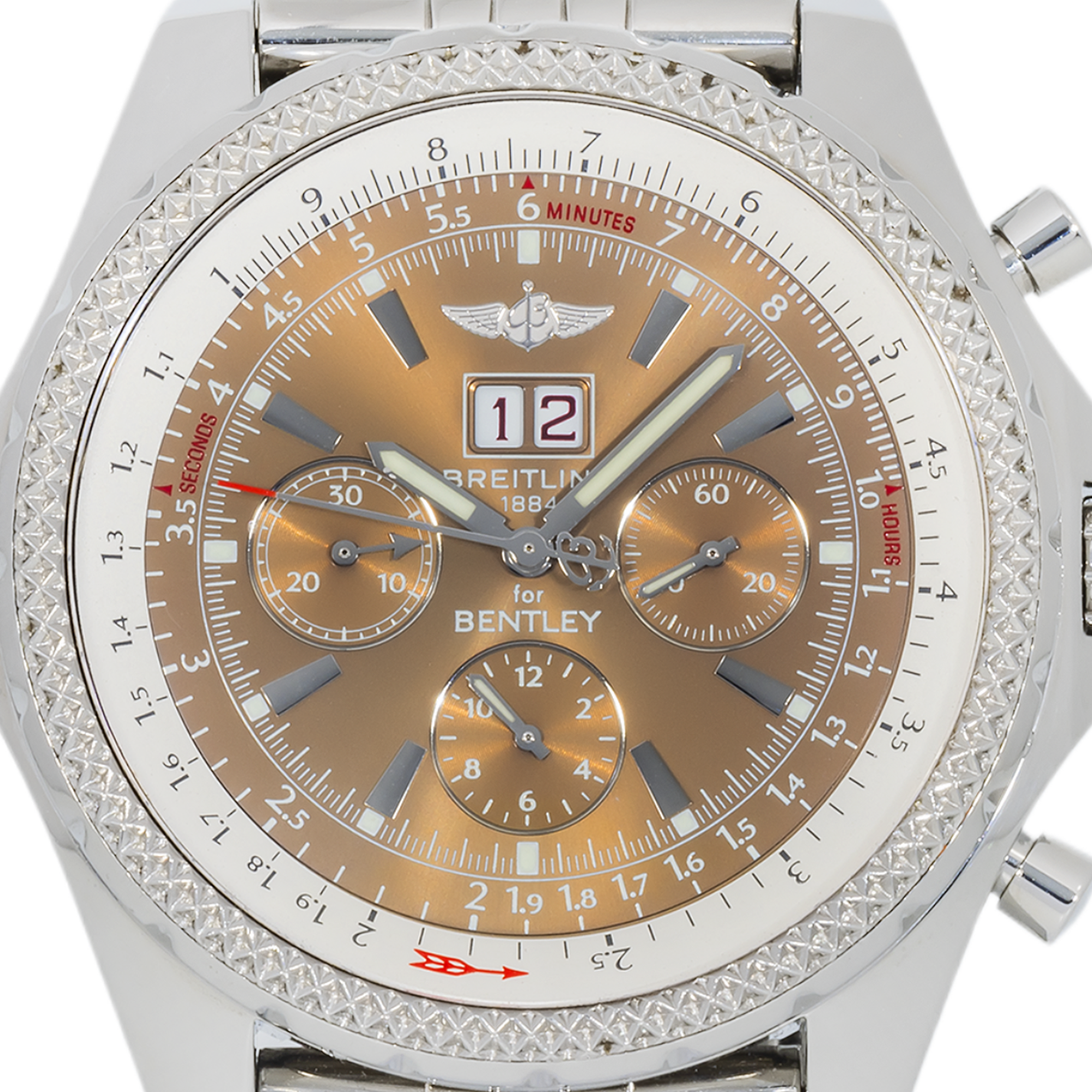 Breitling Bentley 6.75 A44362 Brown Dial – 48mm Stainless Steel Automatic Chronograph