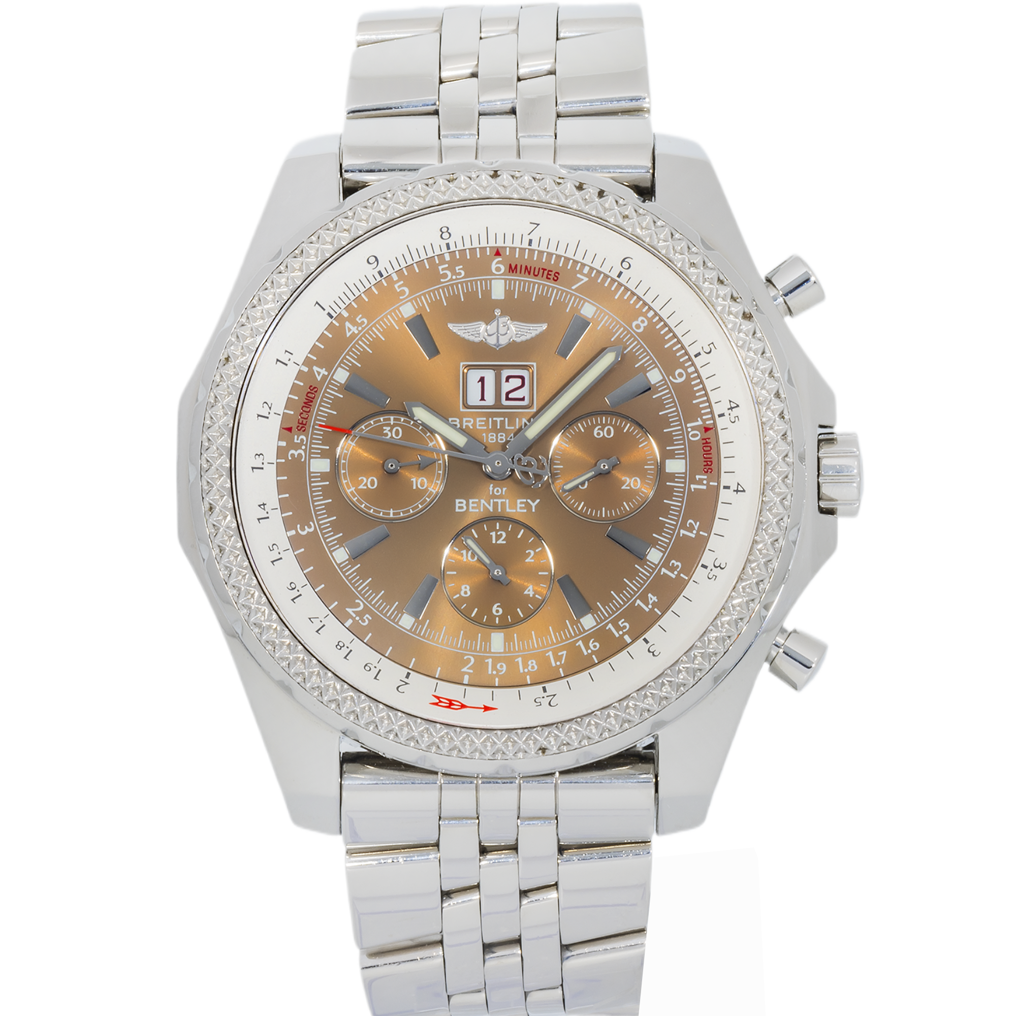 Breitling Bentley 6.75 A44362 Brown Dial – 48mm Stainless Steel Automatic Chronograph