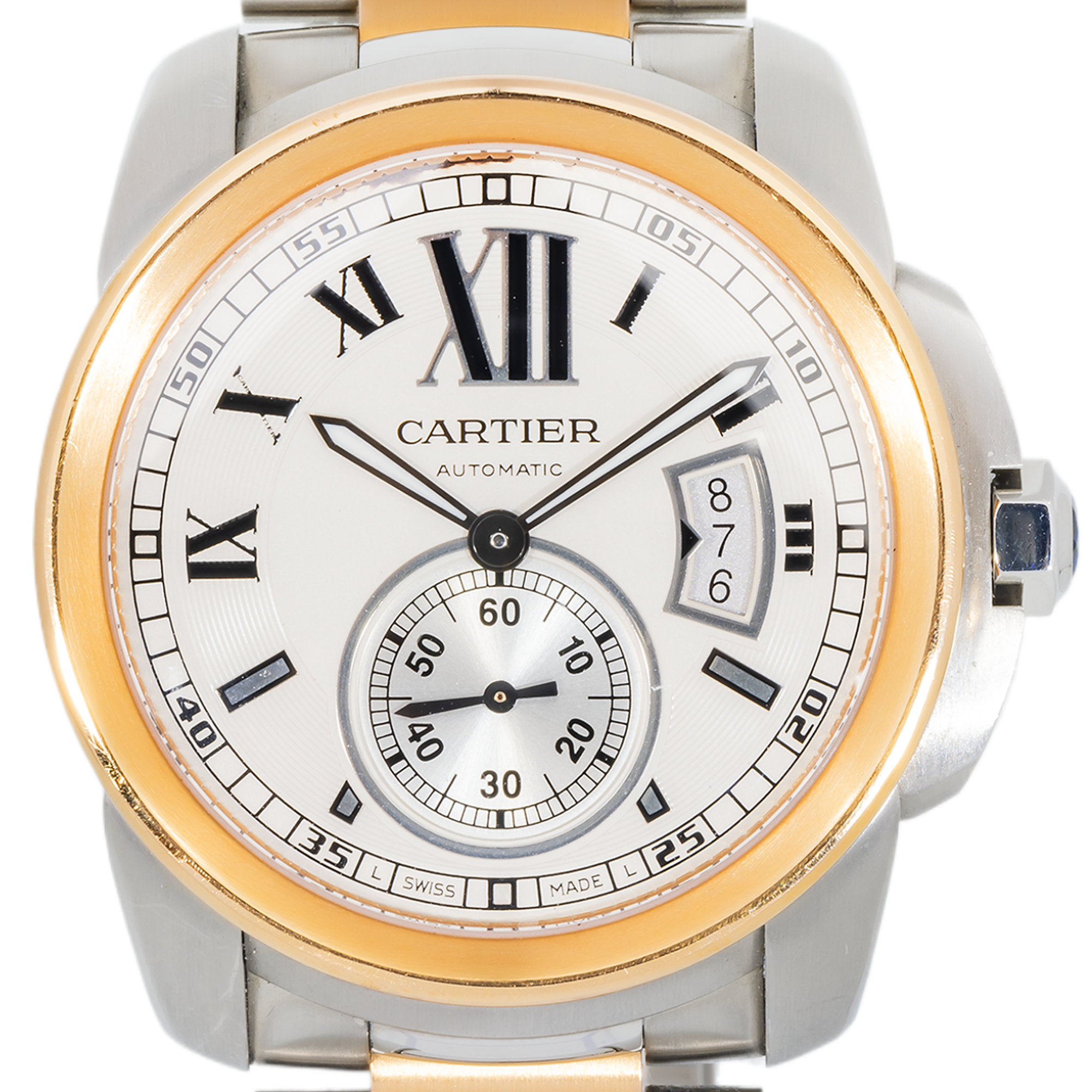 Cartier Calibre de Cartier W7100036 – 42 mm Steel & 18k Rose Gold Automatic