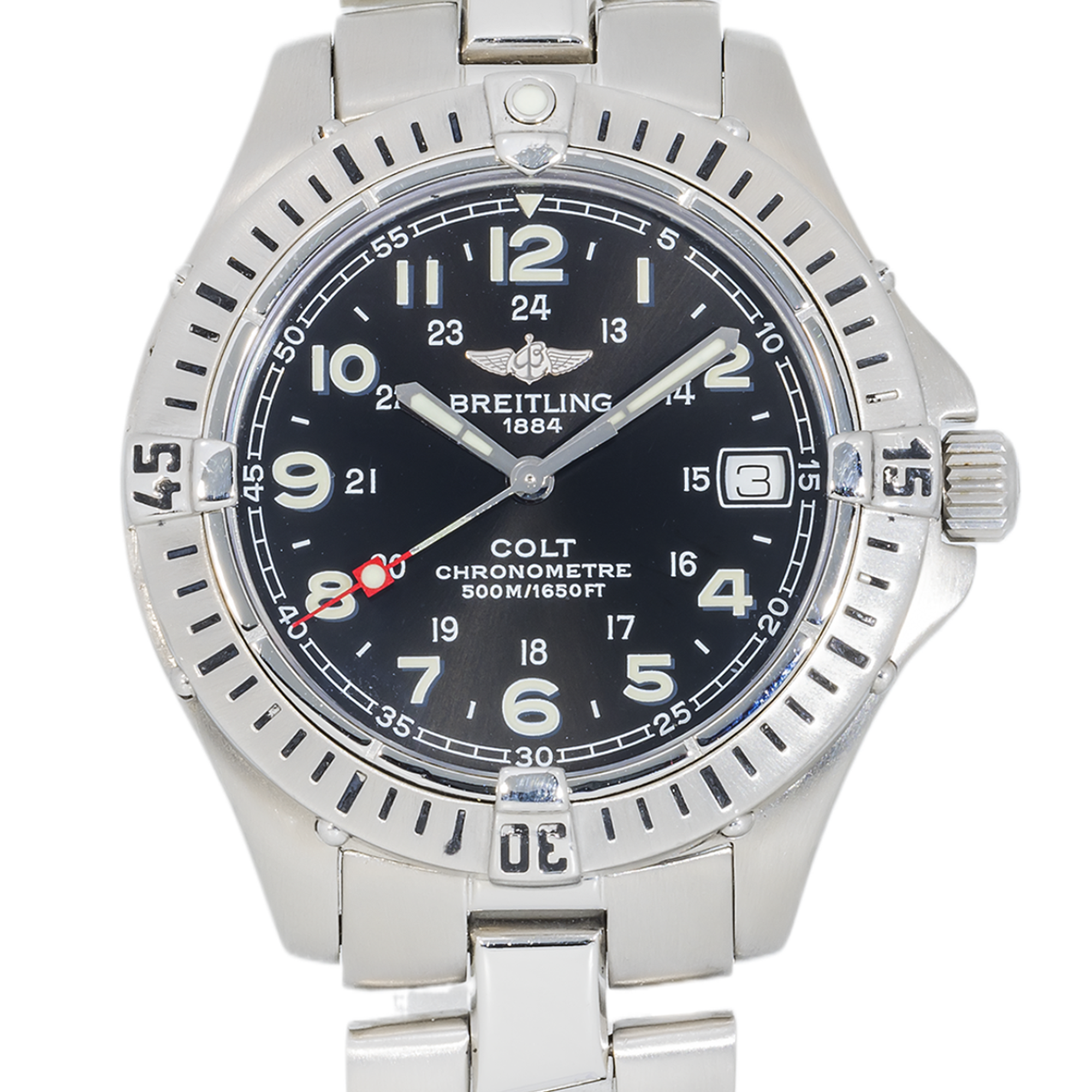 Breitling Colt Quartz A74350 – 38 mm Steel Diver’s Quartz Chronometer