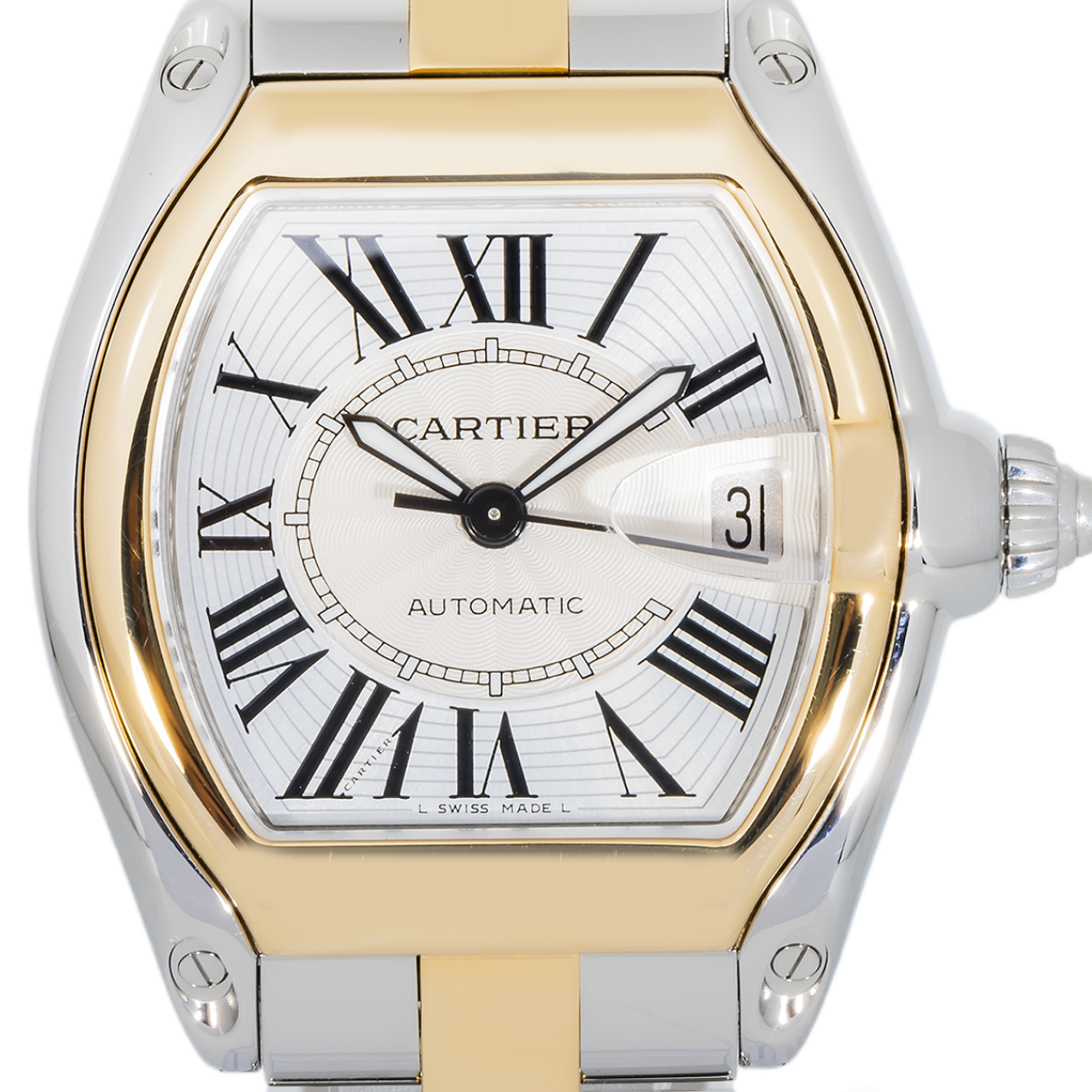 Cartier Roadster W62031Y4 – 38 mm Two-Tone Steel & 18k Yellow Gold Automatic