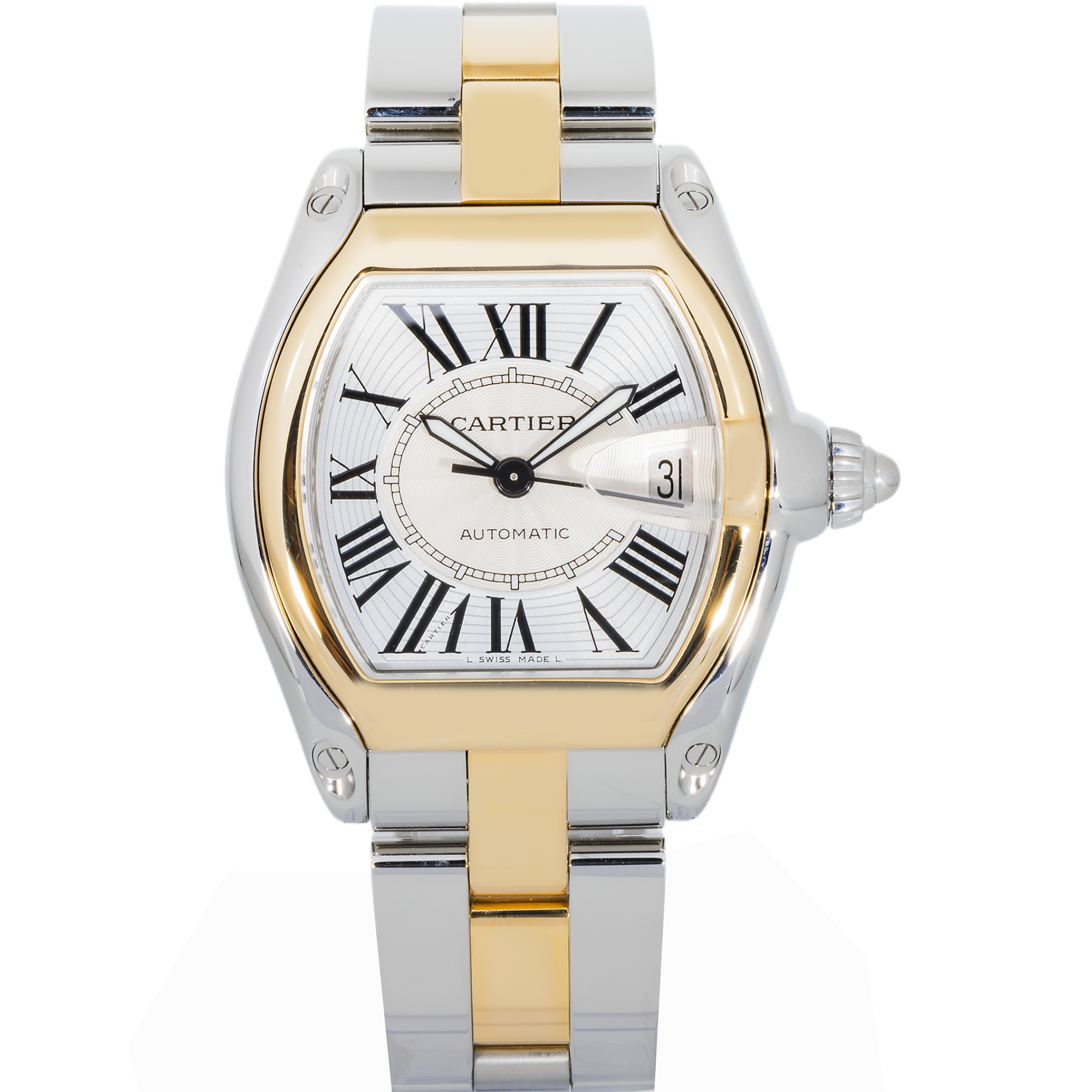 Cartier Roadster W62031Y4 – 38 mm Two-Tone Steel & 18k Yellow Gold Automatic