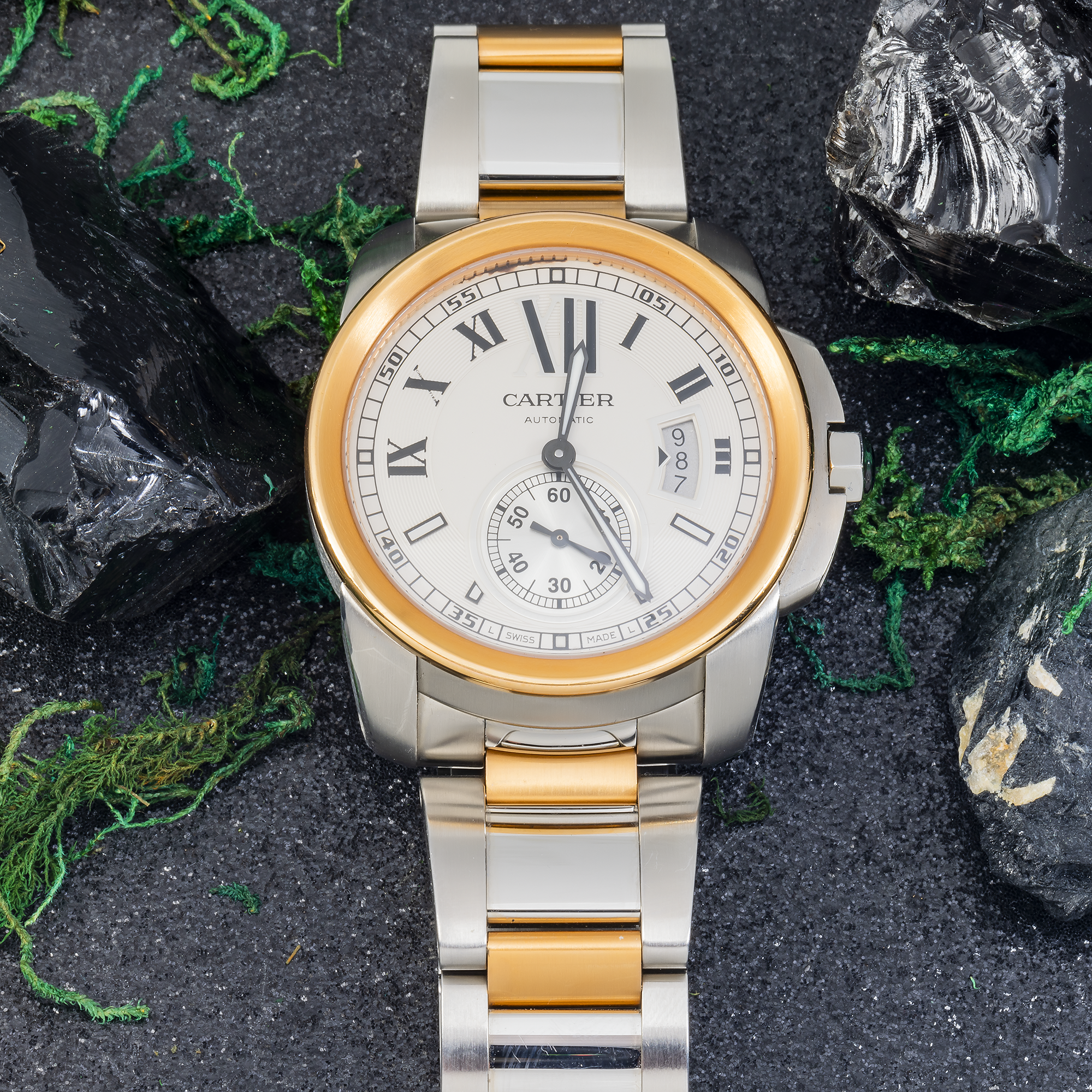 Cartier Calibre de Cartier W7100036 – 42 mm Steel & 18k Rose Gold Automatic